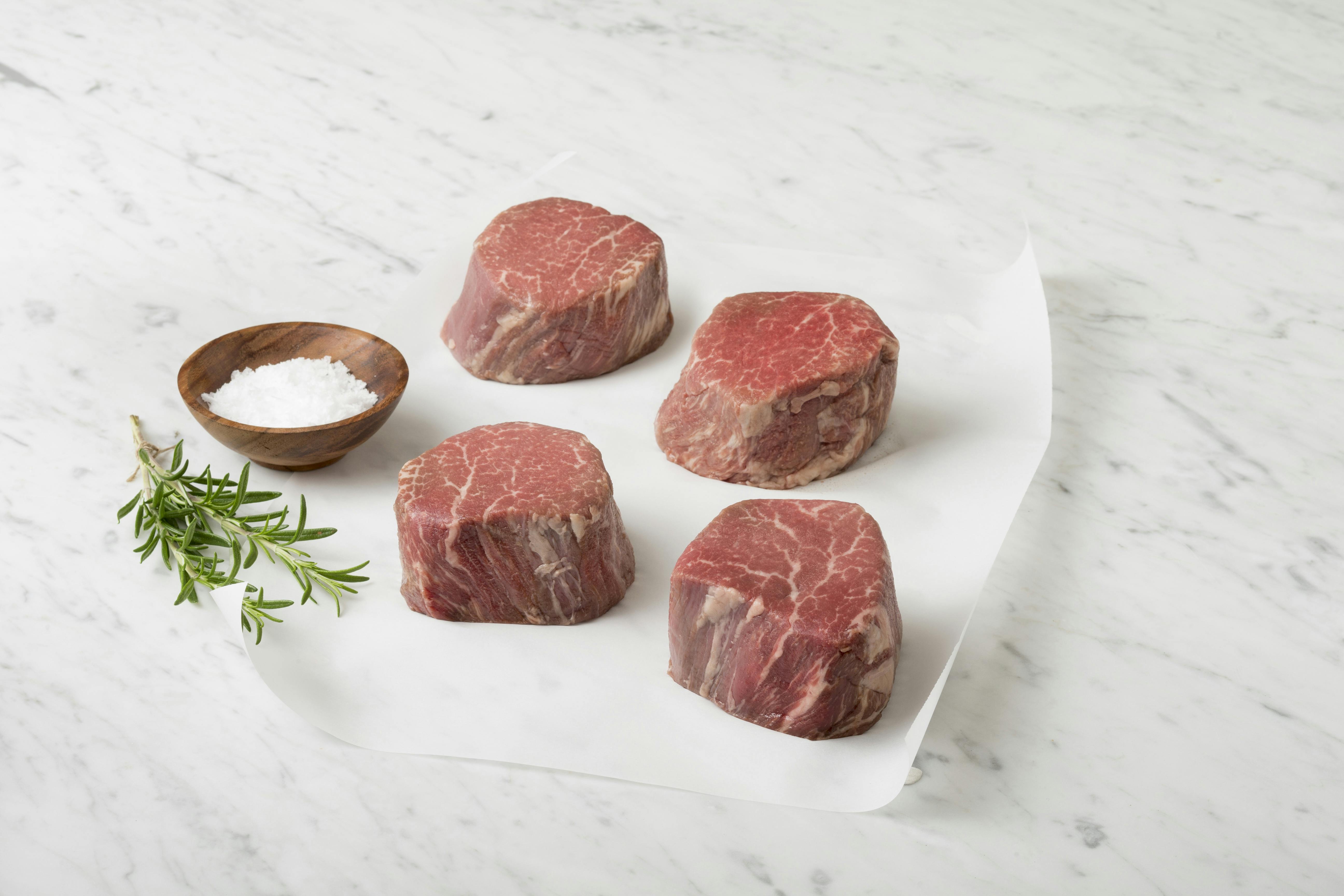 100% Fullblood Wagyu Beef Filet Mignon Steaks by Lone Mountain Wagyu - Alternate image 1