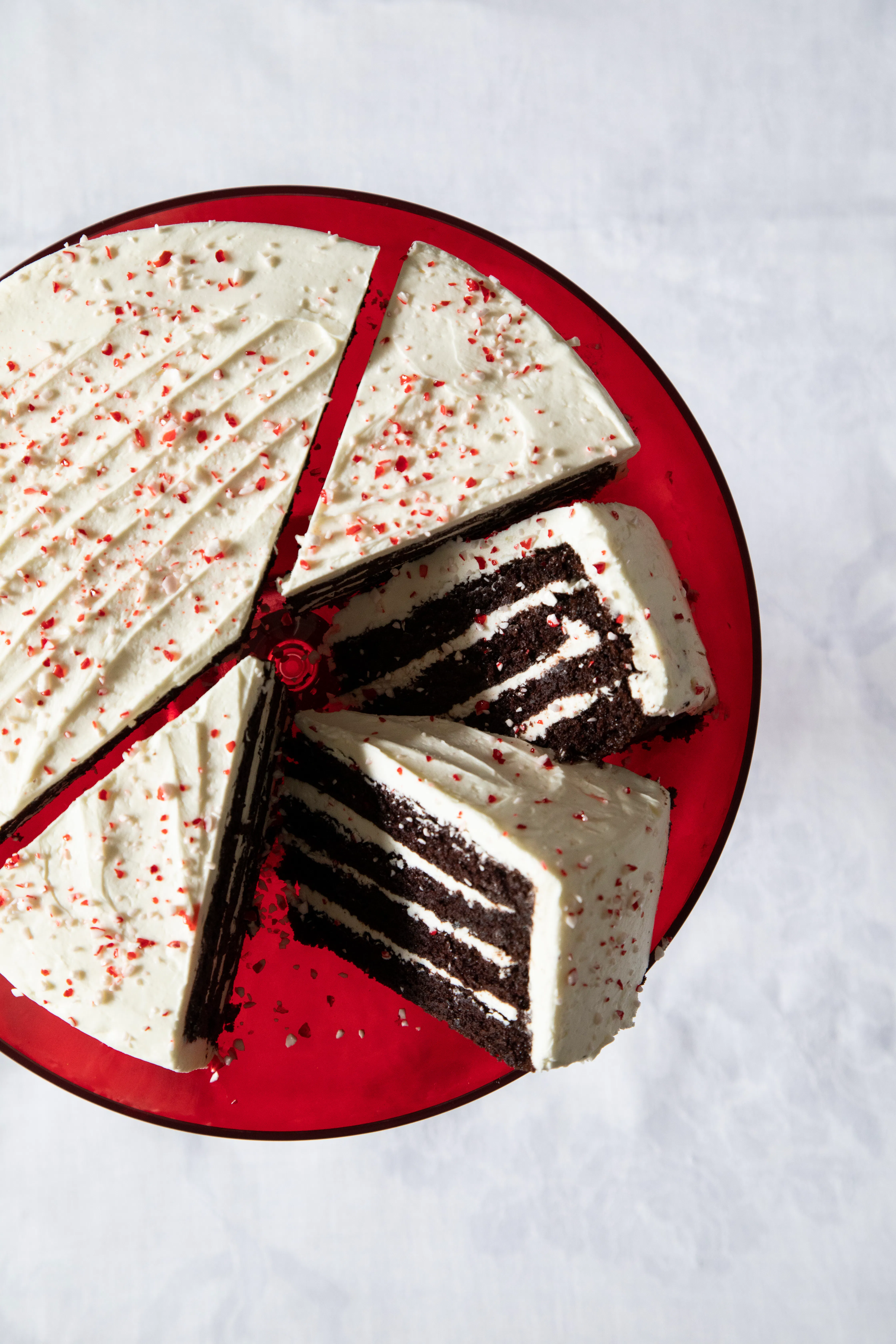 Chocolate Peppermint Cake by Caroline's Cakes
