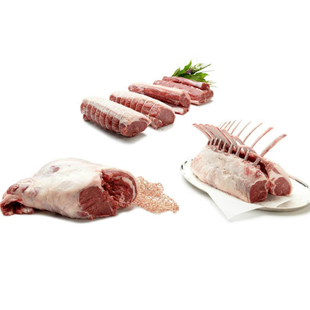 Frenched Lamb Rack + Butterflied Leg of Lamb + Lamb Loin Roast by Pure Bred Lamb by Chef Thomas Keller & Keith Martin