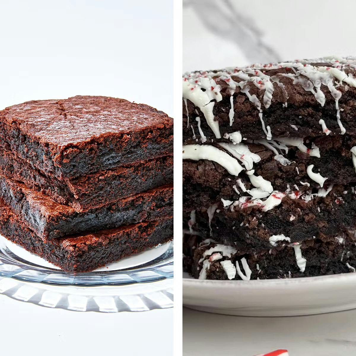 Peppermint Bark Brownies + Classic Brownies Combo (Gluten-Free) by Chef Geoffrey Zakarian
