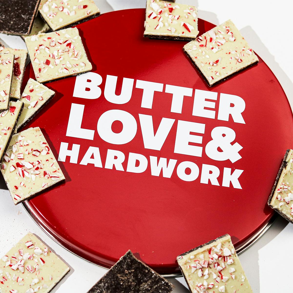 Peppermint Bark Gift Tin by BUTTERLOVEANDHARDWORK - Alternate image 1