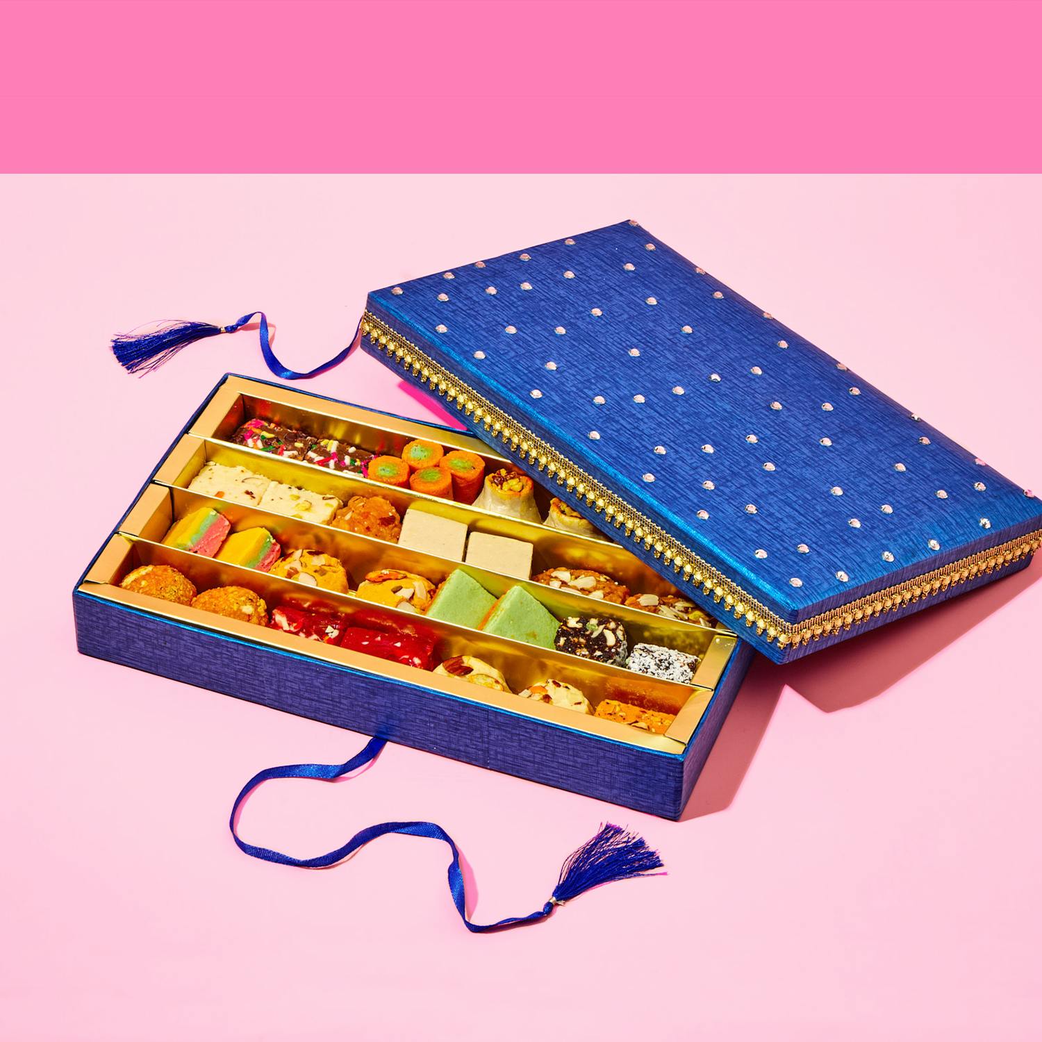 Maharaja Assorted Sweets Gift Box by Sukhadia's - Alternate image 2
