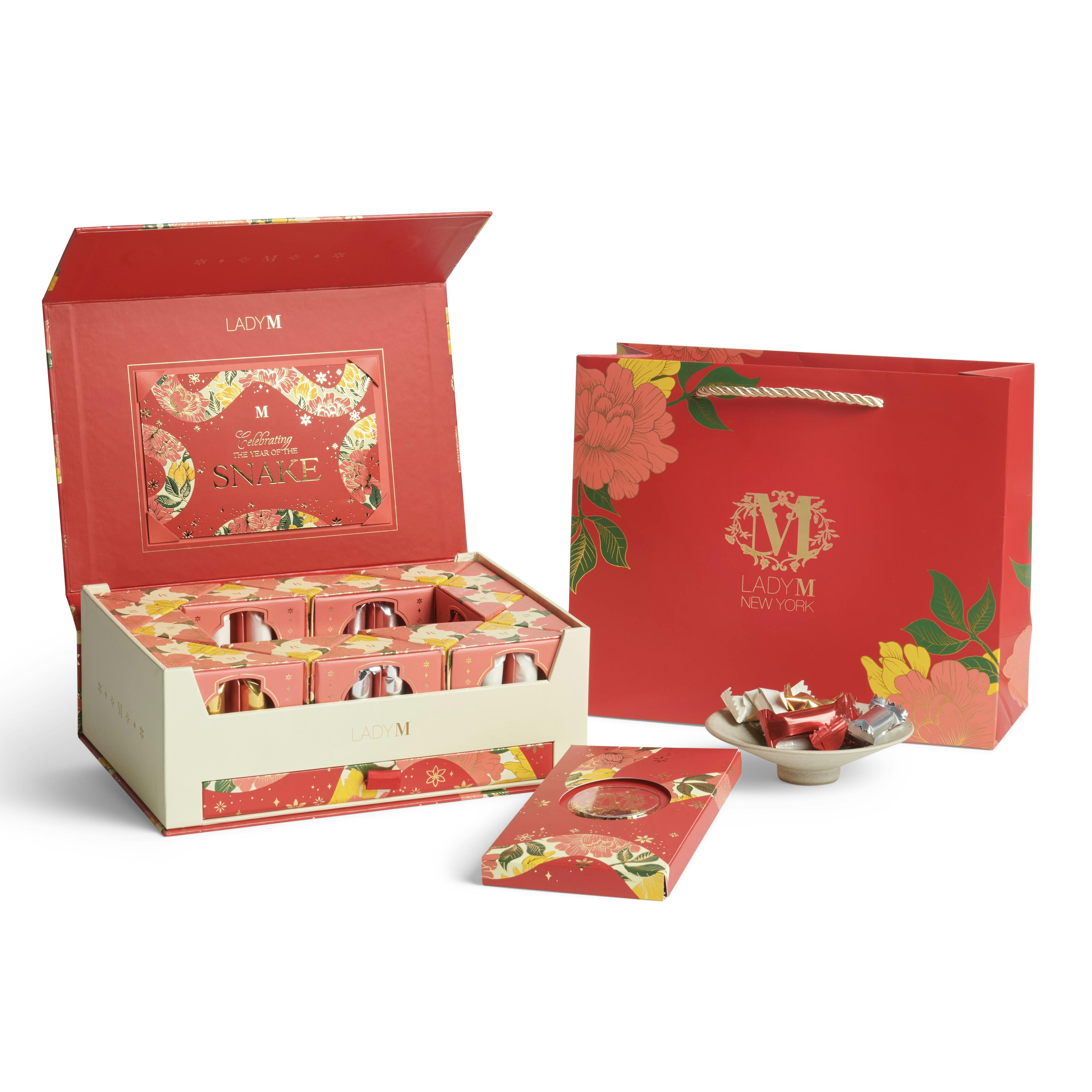 "2025 Year of the Snake" Lunar New Year Gift Set by Lady M Confections