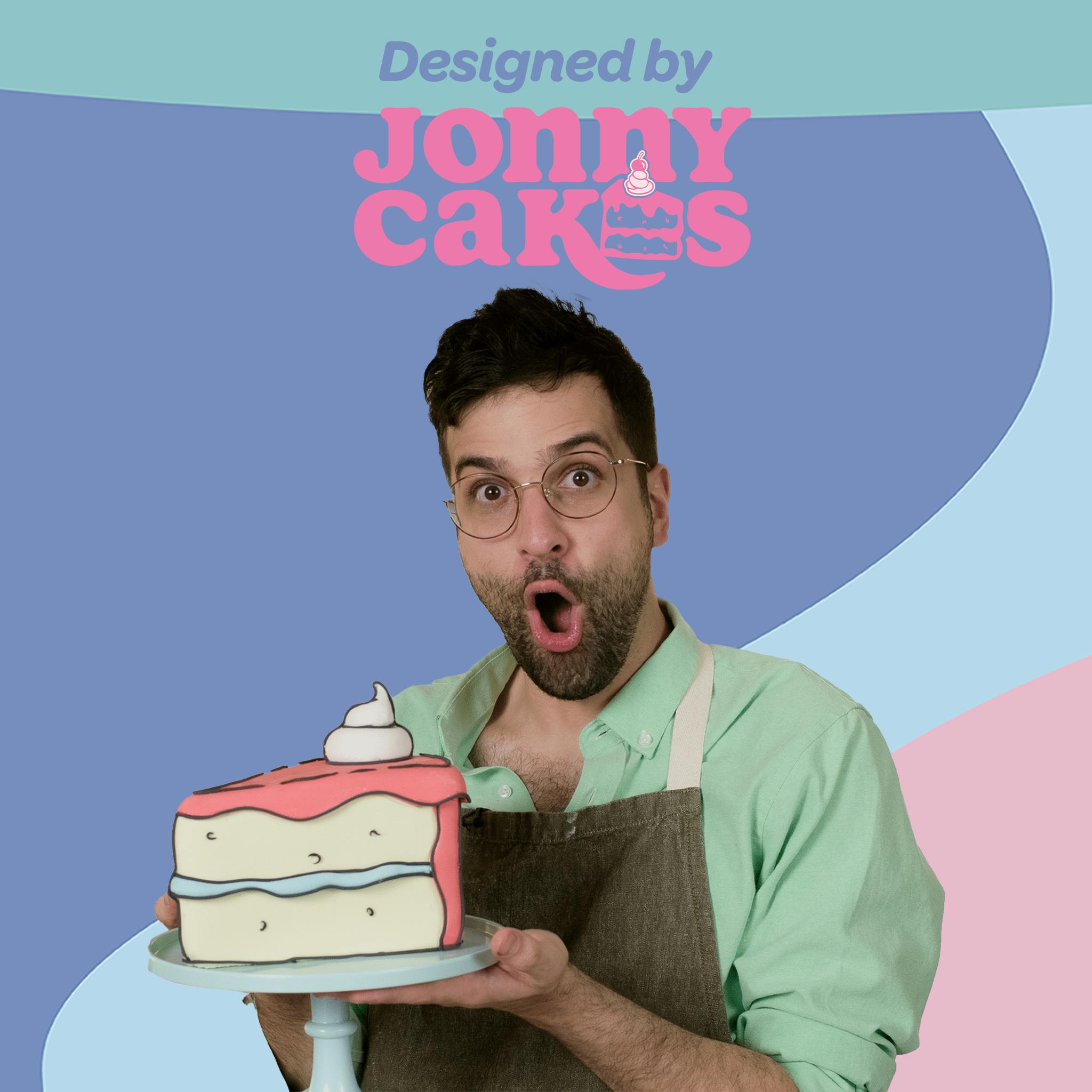 Realistic DIY Cake Kit + Video Tutorial Best Seller - 2 Pack by JonnyCakes - Alternate image 1