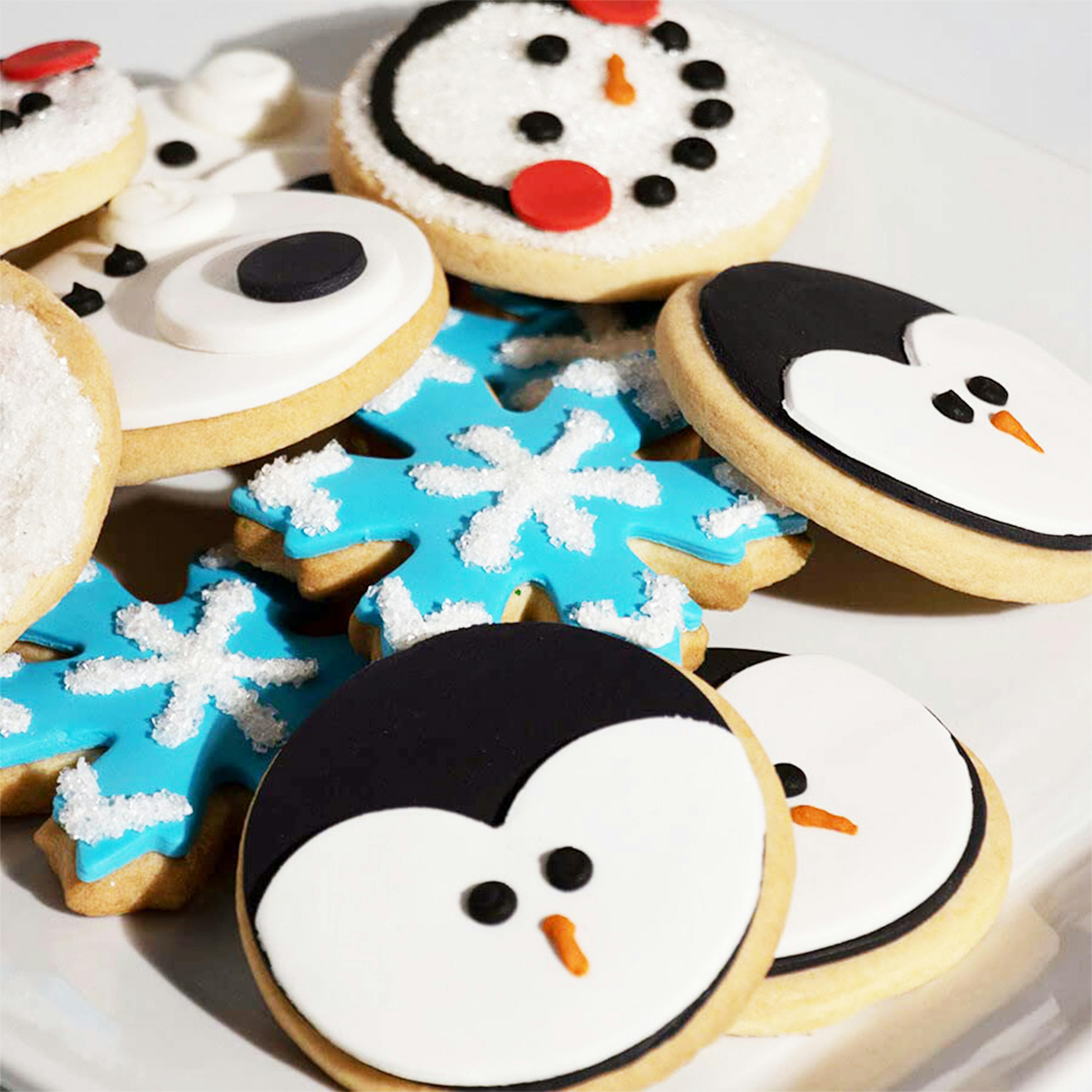 Winter Wonderland Fondant Cookies - 12 Pack by Carlo's Bakery
