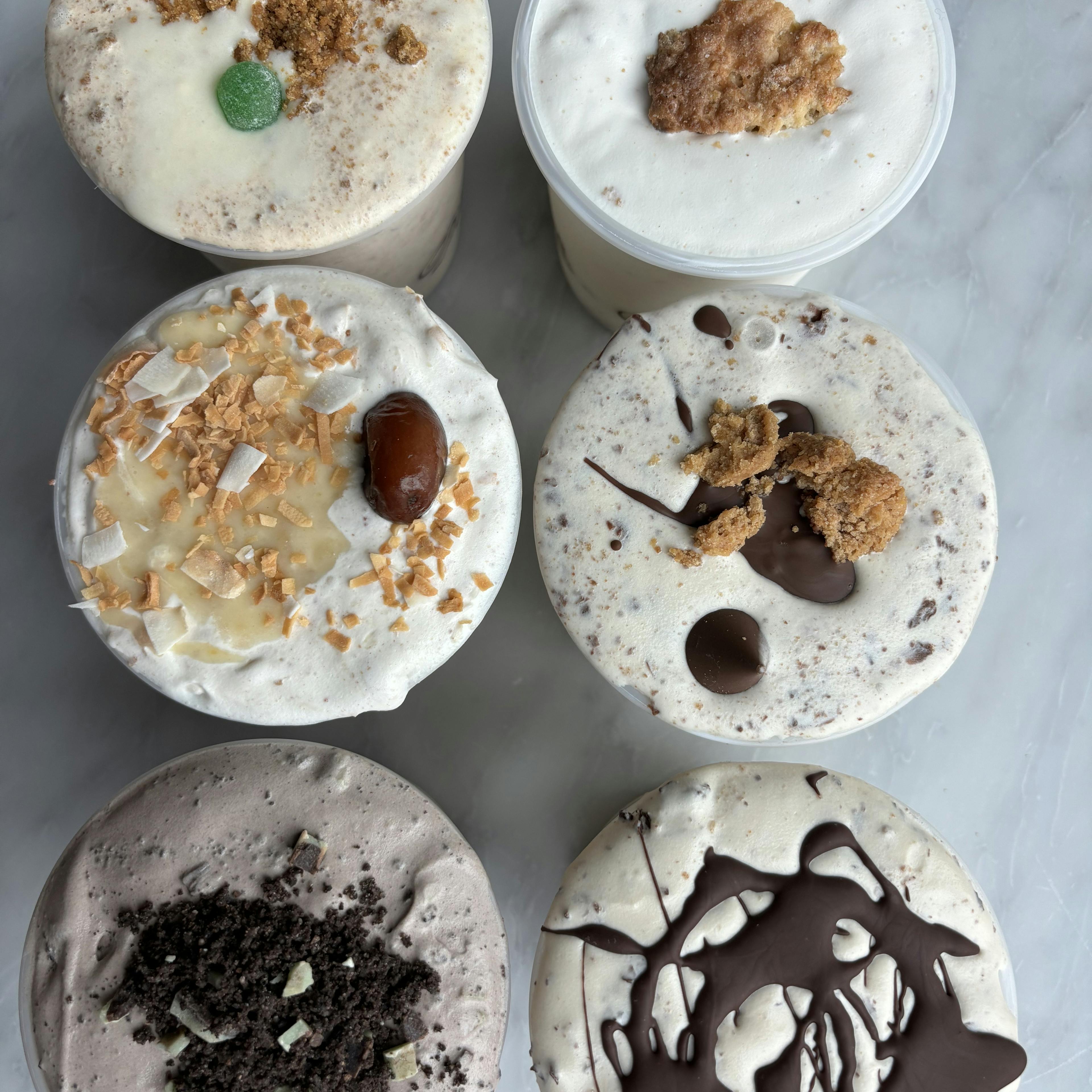 Holiday Cookie Ice Cream - 6 Pack by Caffè Panna Ice Cream