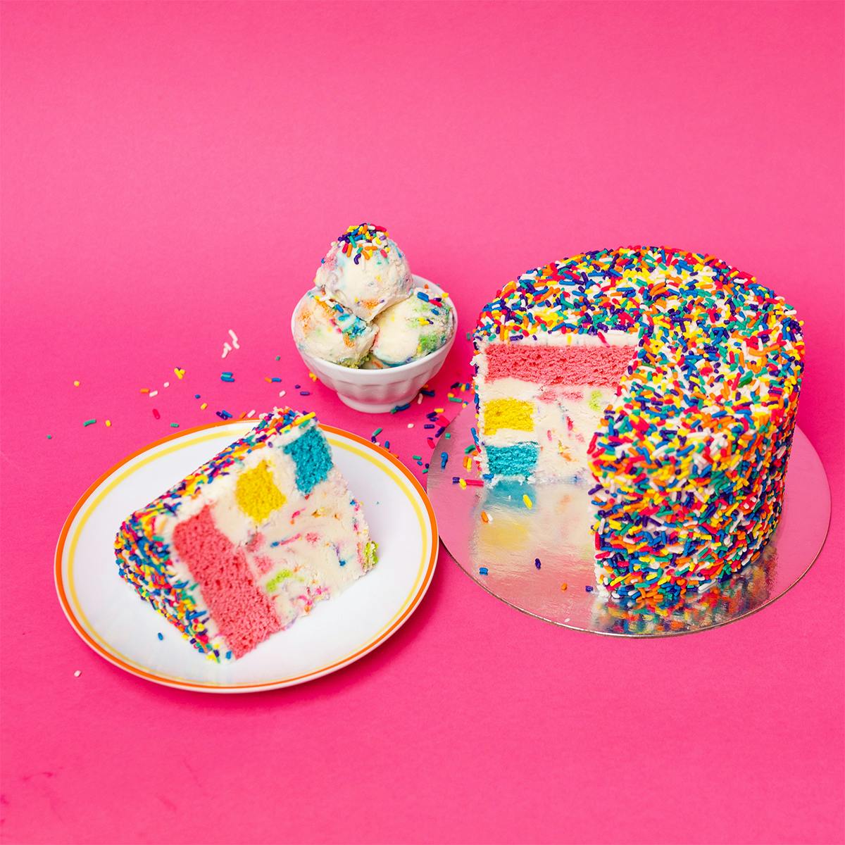 Explosion® Ice Cream Cake - Choose Your Own by Flour Shop - Alternate image 2