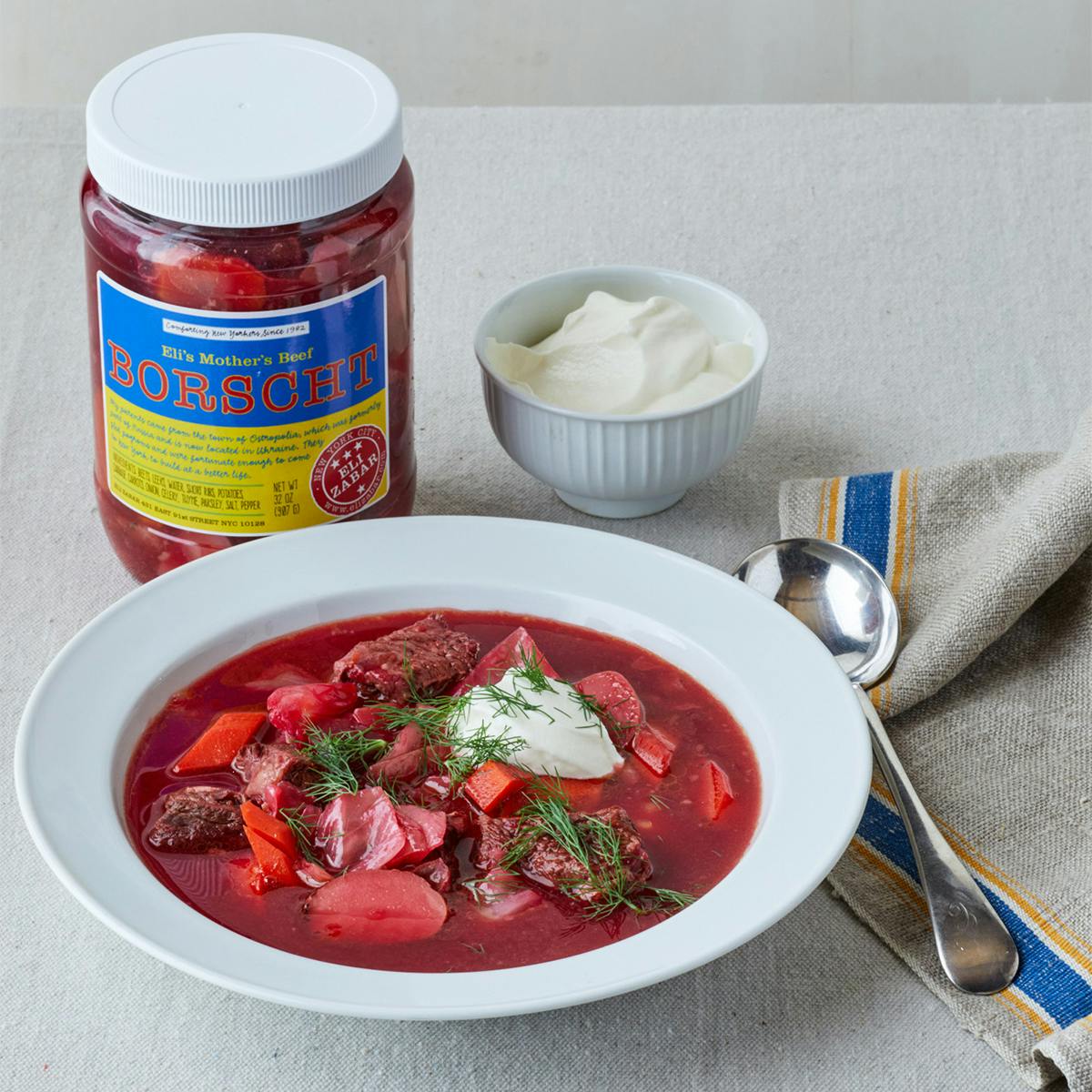 Eli's Mother's Beef Borscht by Eli Zabar