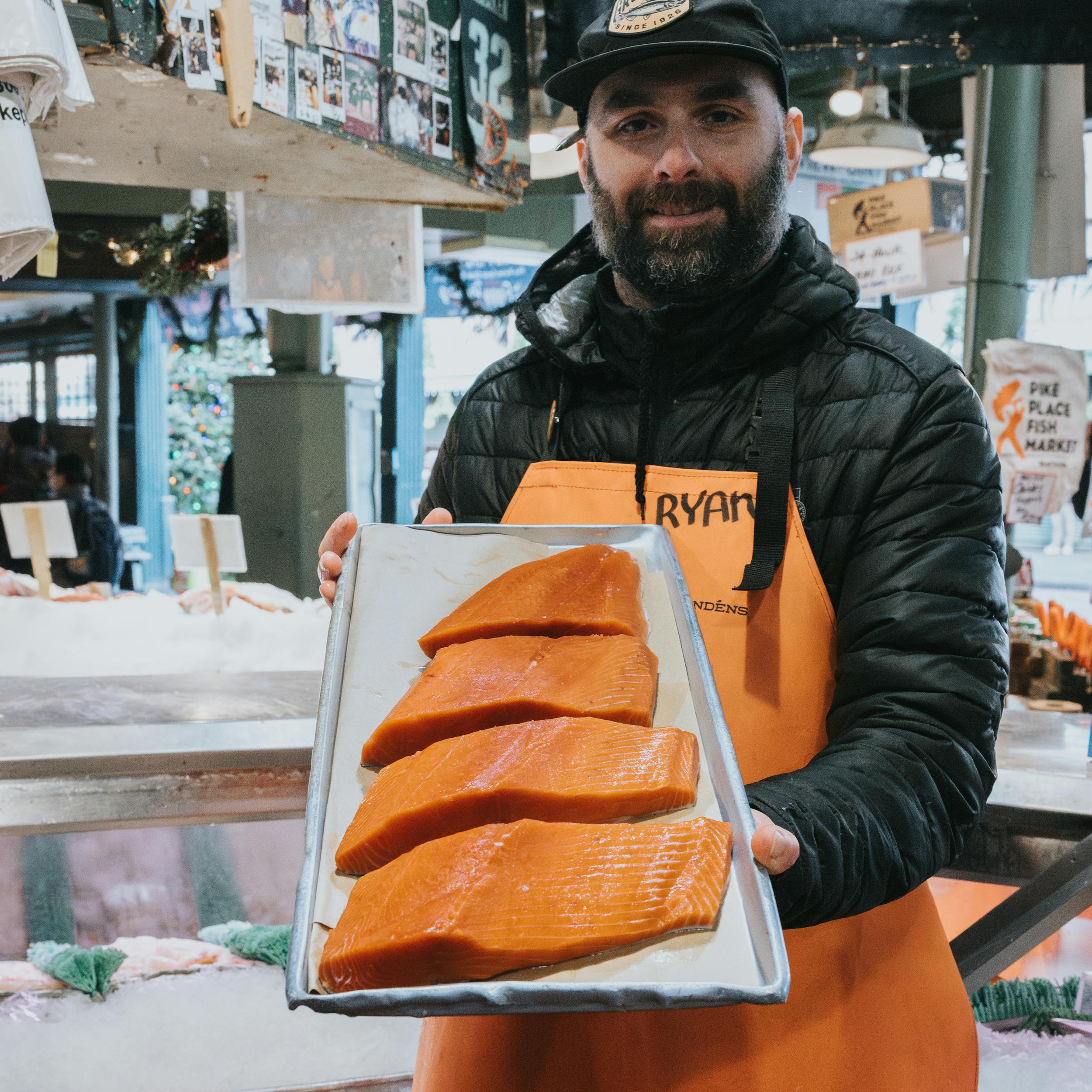 King Salmon - Fillet, Wild, Pacific, USA, 1 lb by Pike Place Fish Market