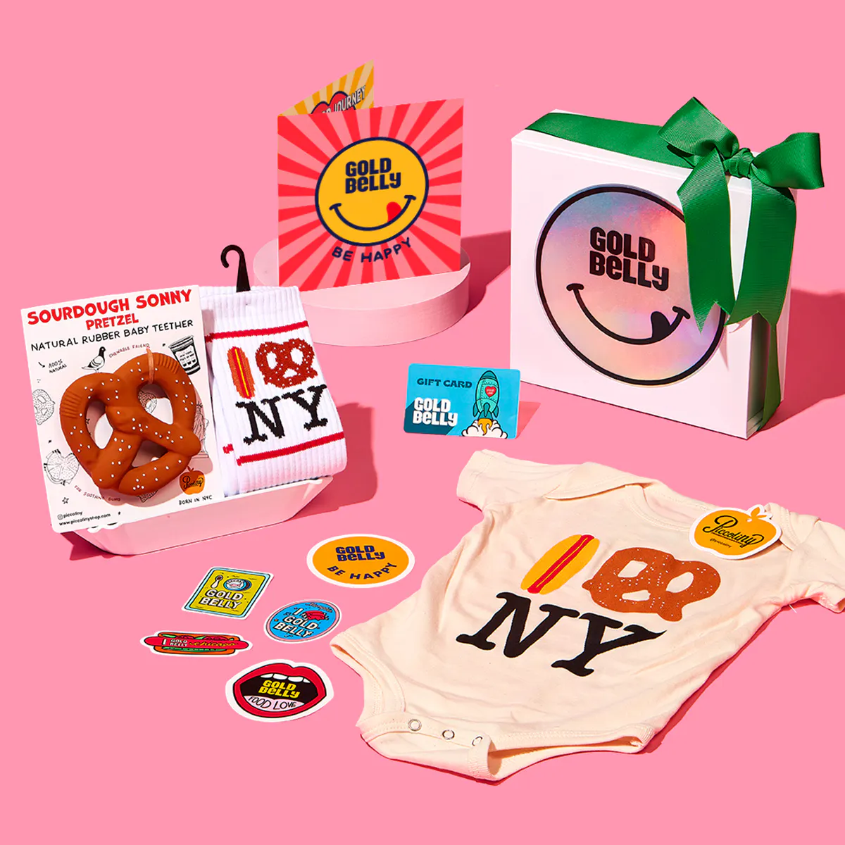 Gift Cards + Merch - Goldbelly x PiccoliNY New Parent Gift Box