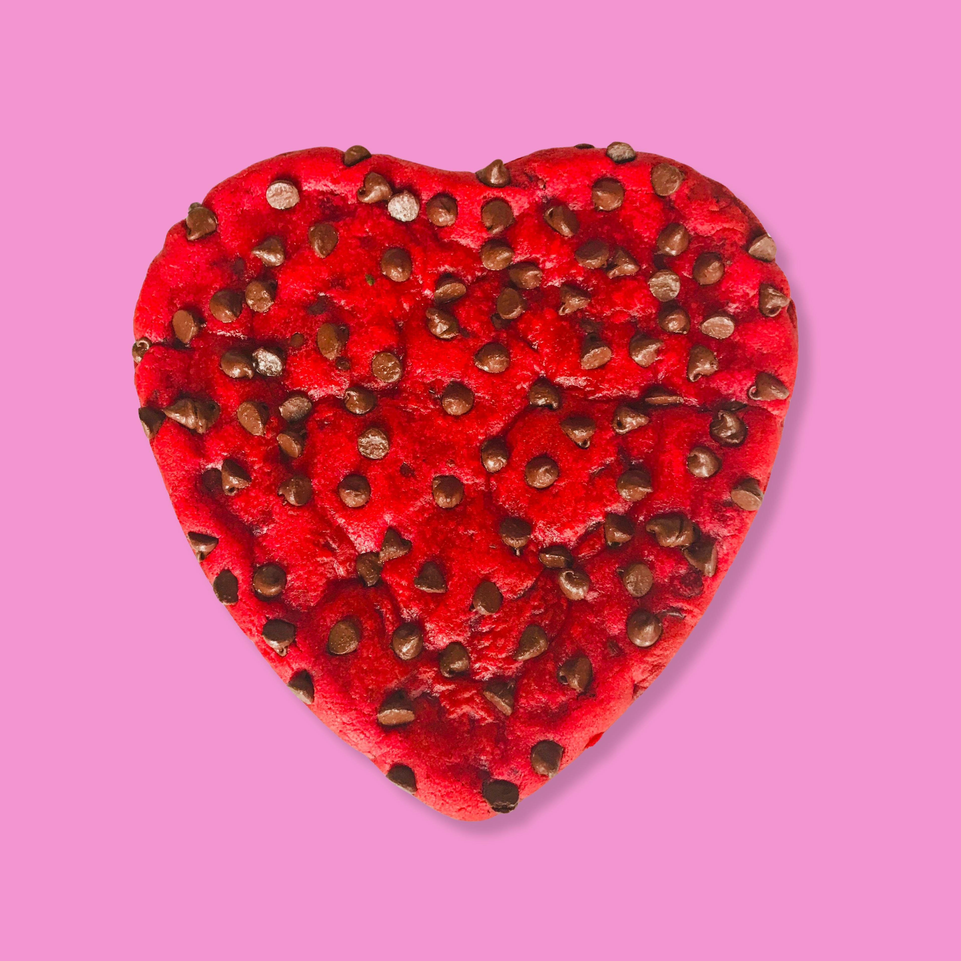 Valentine's Day Heart Brookie Cake by Baked in Color