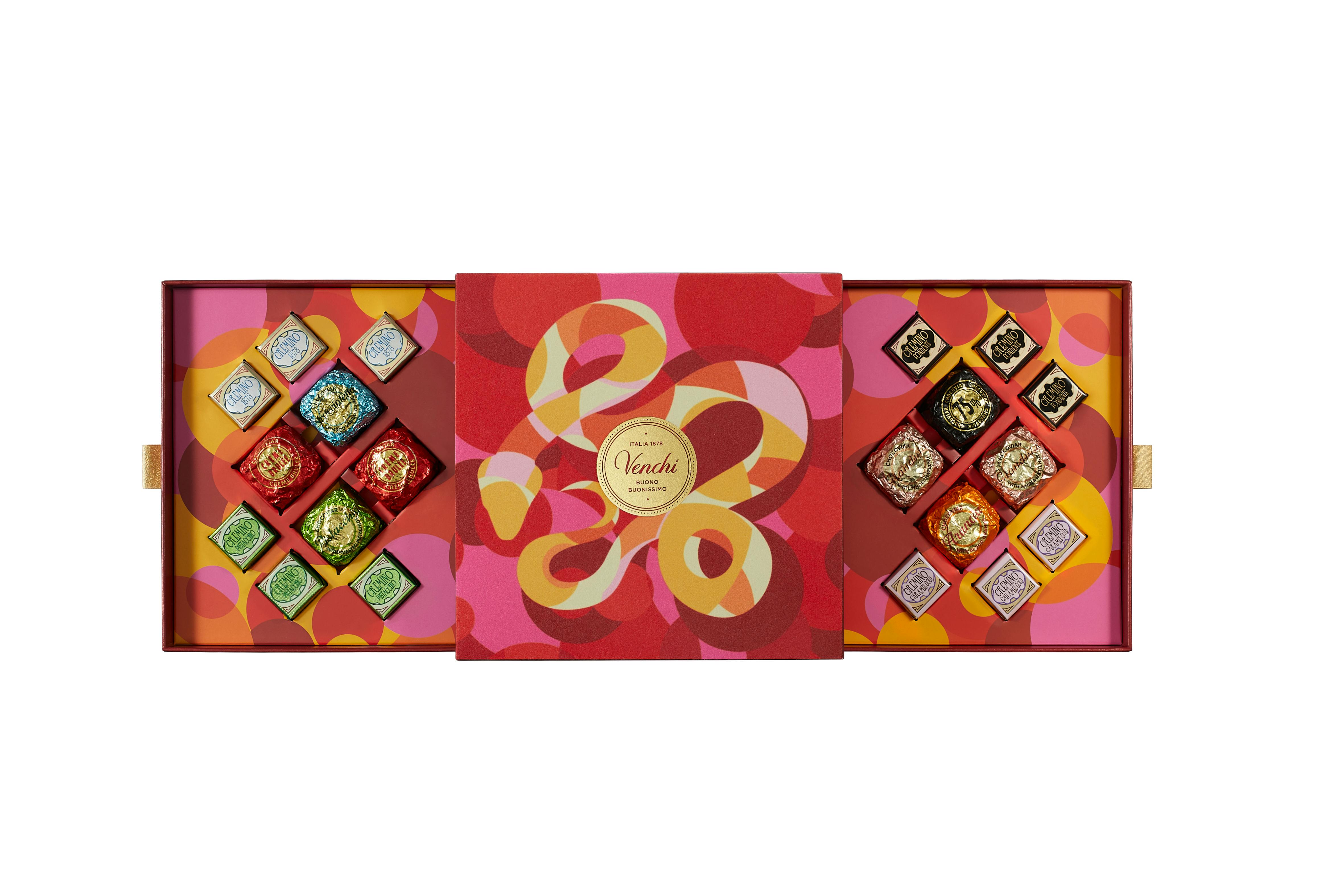 Lunar New Year Double Layer Chocolate Gift Box - Medium by Venchi - Alternate image 3