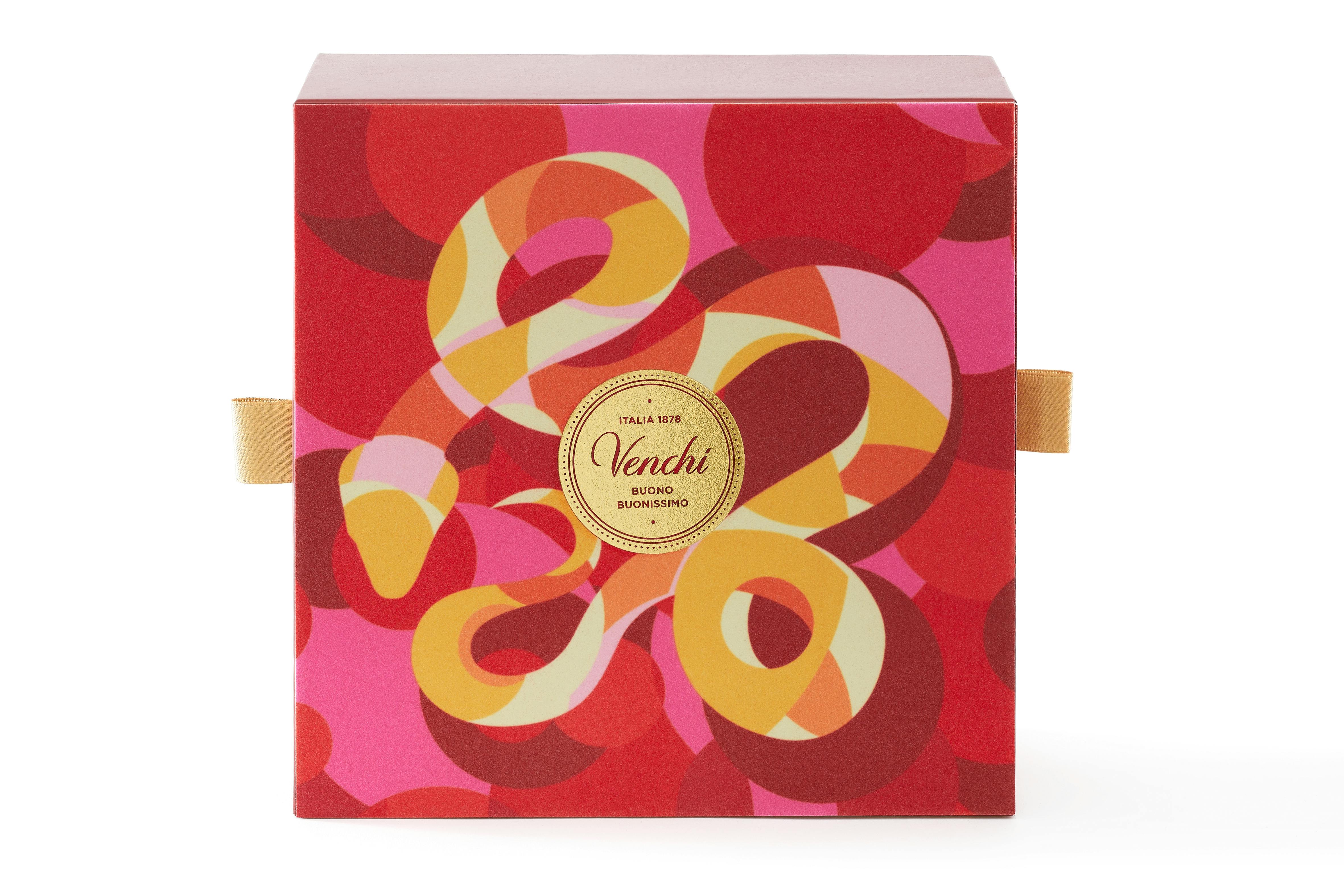 Lunar New Year Double Layer Chocolate Gift Box - Medium by Venchi - Alternate image 1