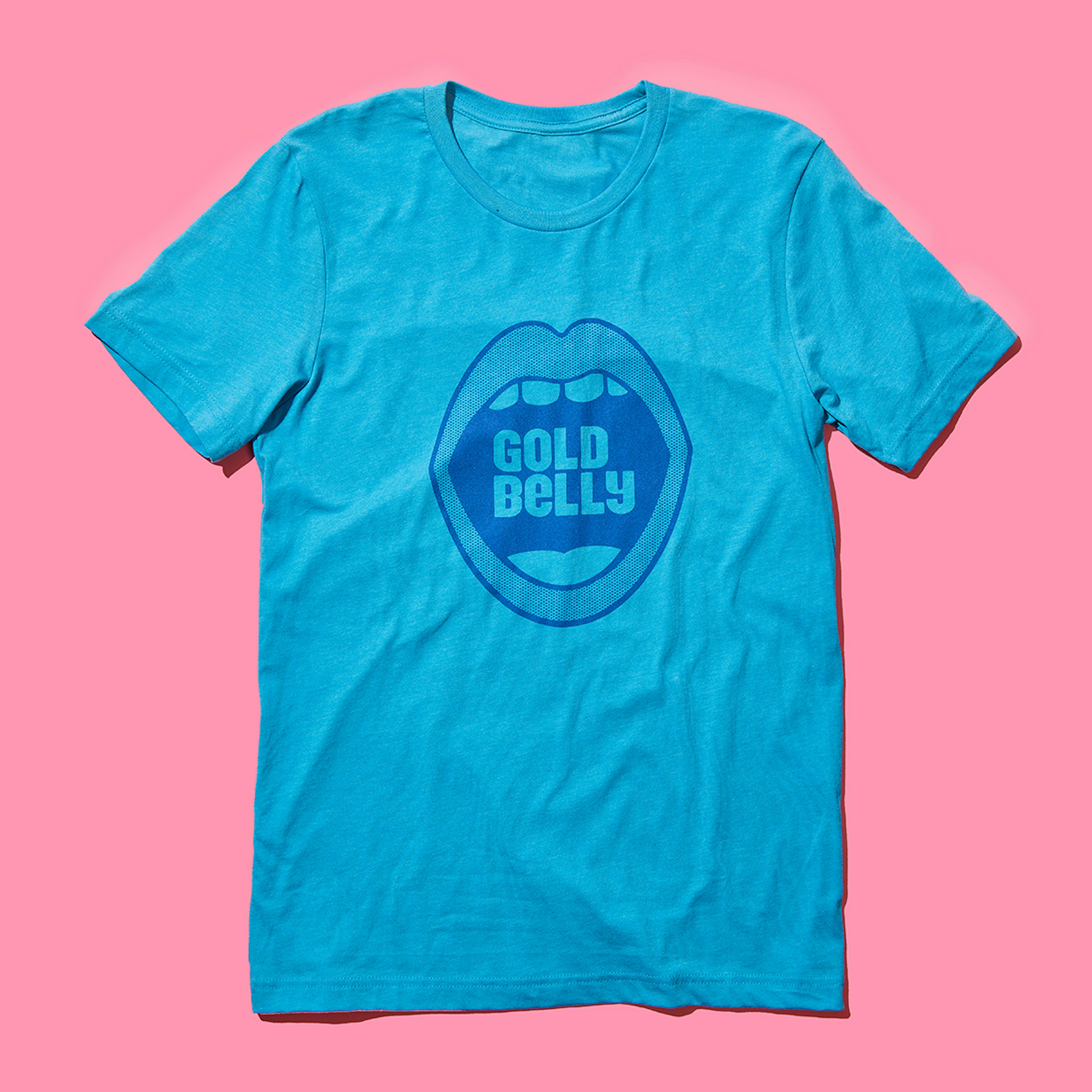 Goldbelly Blue Mouth T-Shirt by Gift Cards + Merch