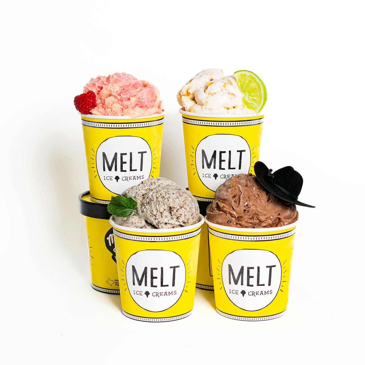 Winter Ice Cream Favorites - 6 Pints by MELT Ice Creams
