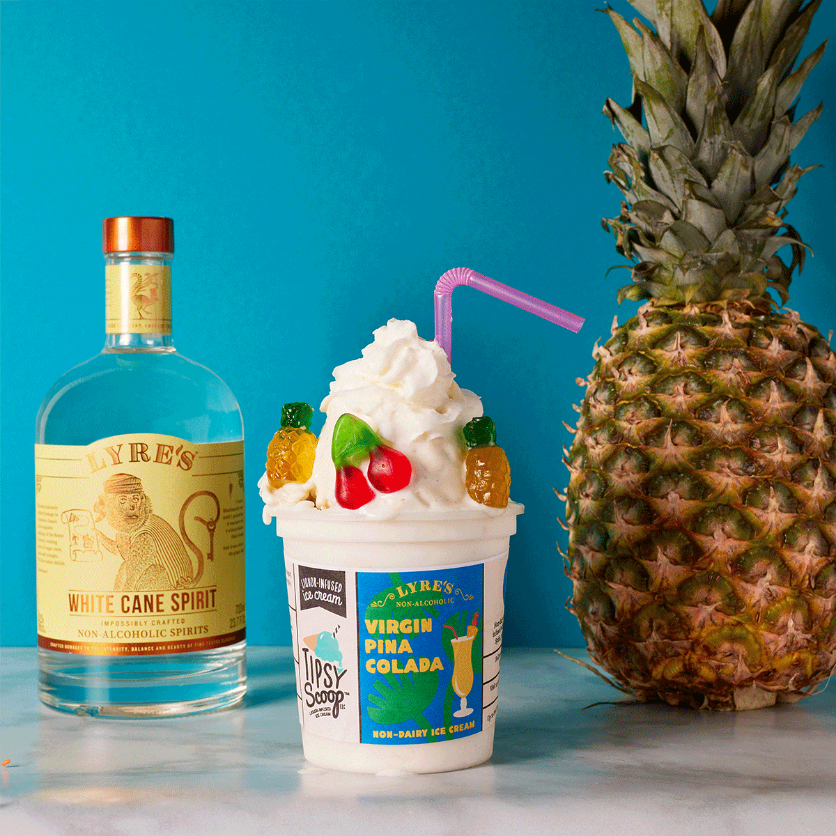 Lyre's X Tipsy Scoop "Dry January" Mocktail Ice Cream - 4 Pack by Tipsy Scoop Boozy Ice Cream - Alternate image 2