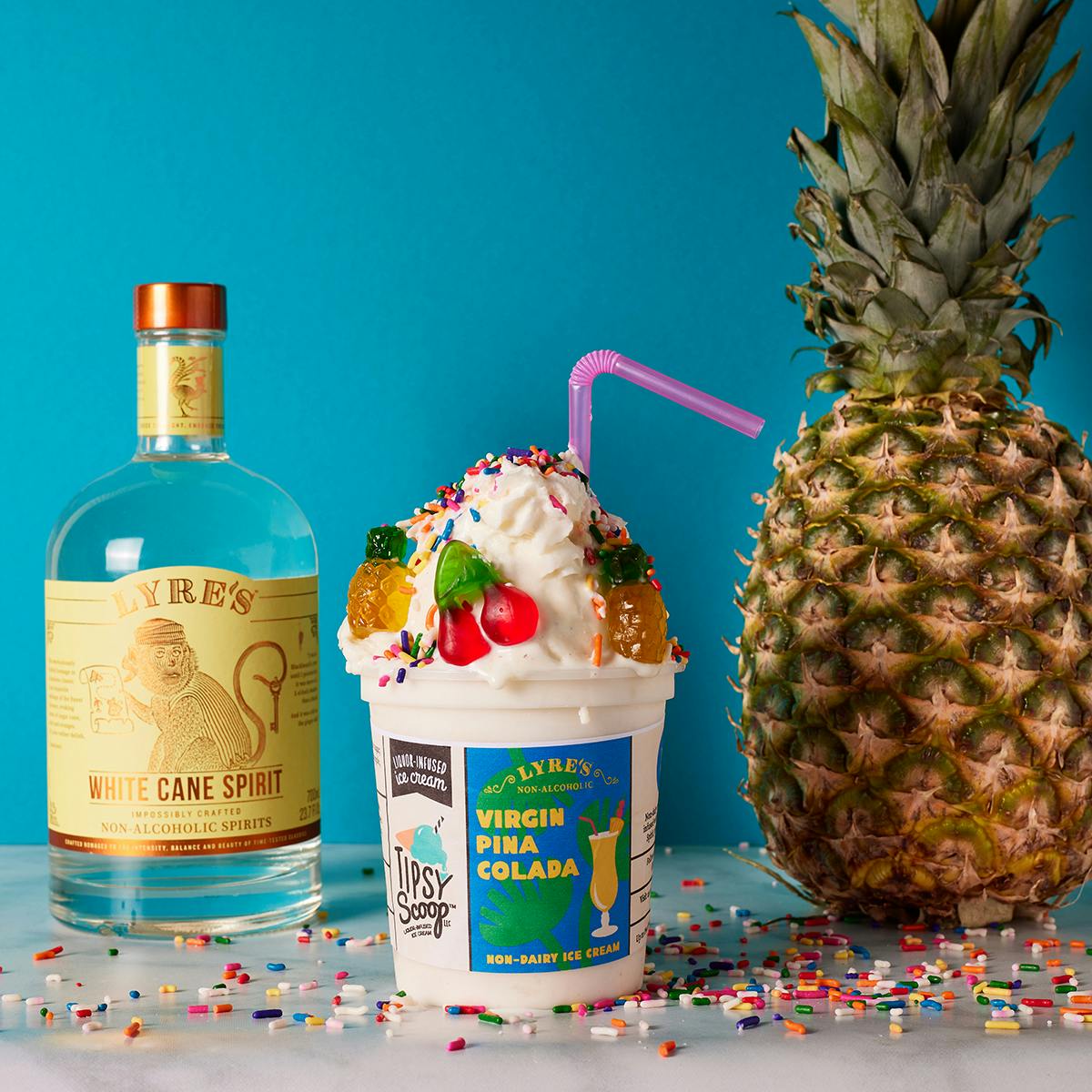 Lyre's X Tipsy Scoop "Dry January" Mocktail Ice Cream - 4 Pack by Tipsy Scoop Boozy Ice Cream - Alternate image 3