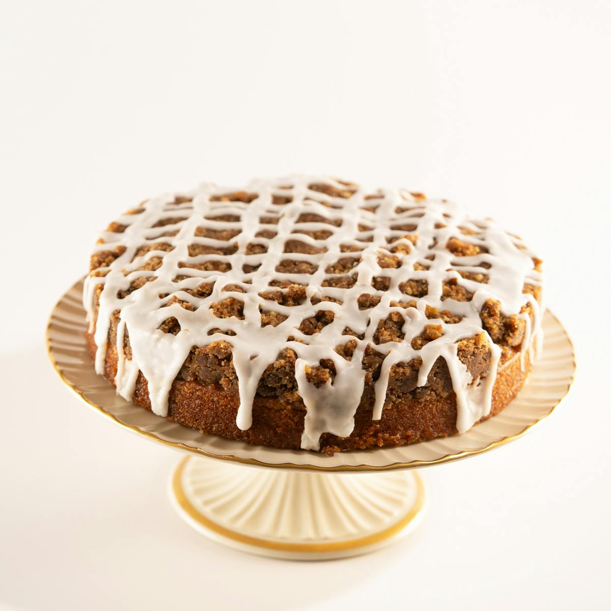 Vegan + Gluten Free Cinnamon Crumb Cake by Erin McKenna's Bakery