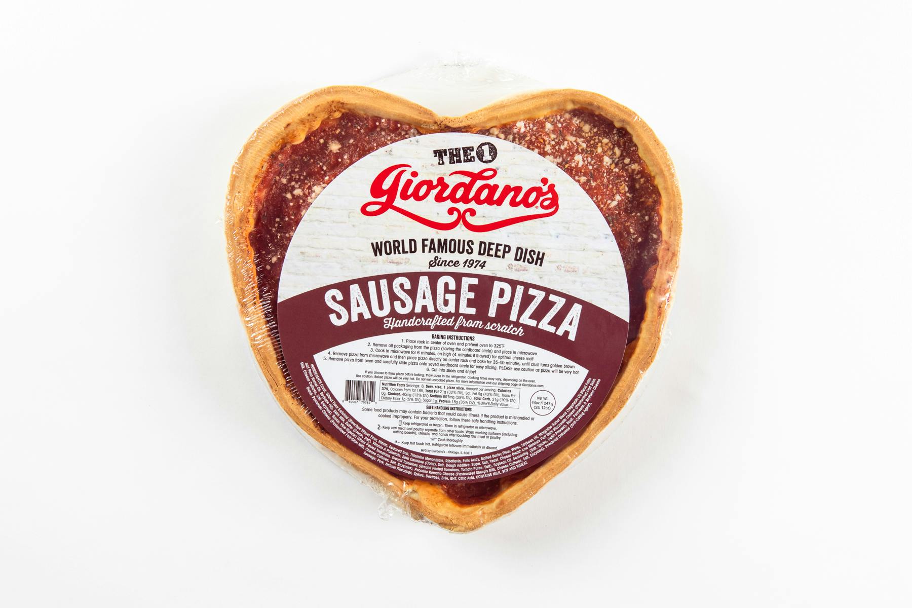 Chicago Deep Dish Heart-Shaped Pizza - Choose Your Own 4 Pack by Giordano's Pizza - Alternate image 4