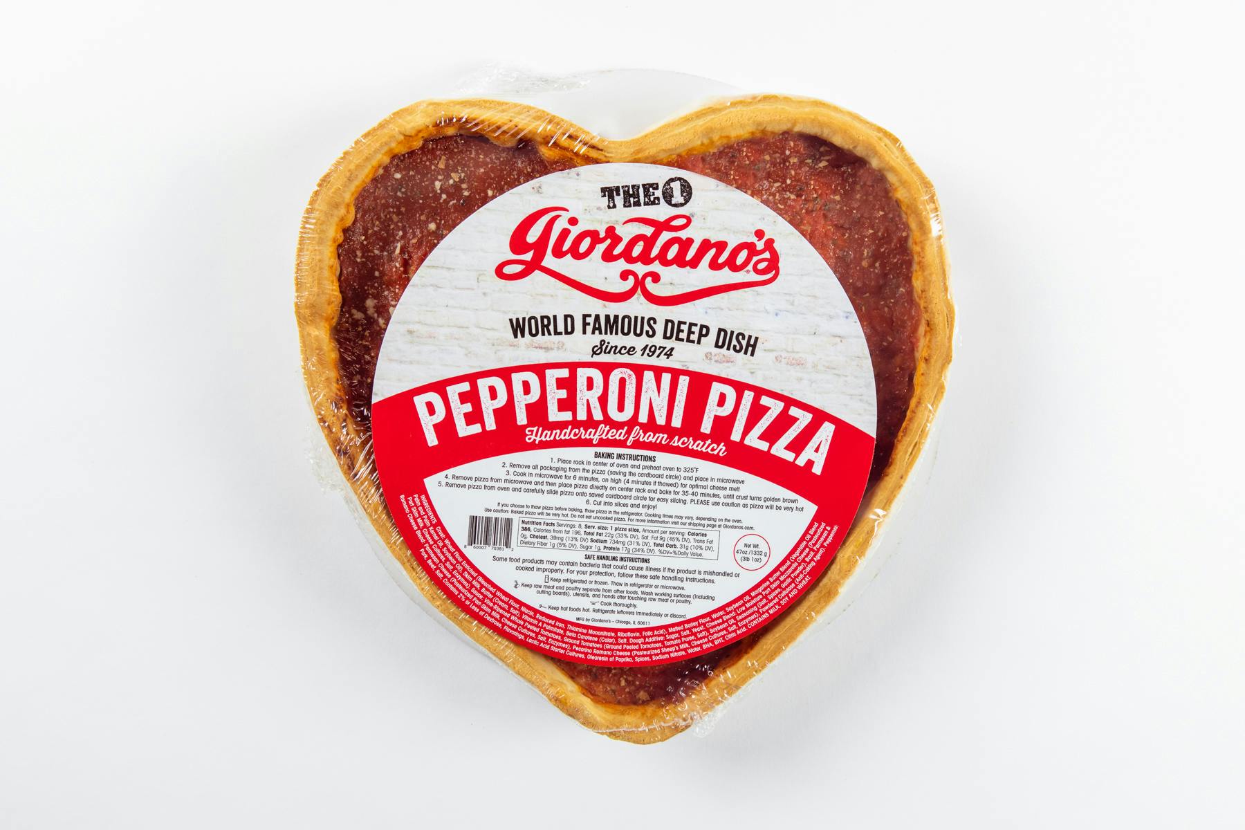 Chicago Deep Dish Heart-Shaped Pizza - Choose Your Own 4 Pack by Giordano's Pizza - Alternate image 3