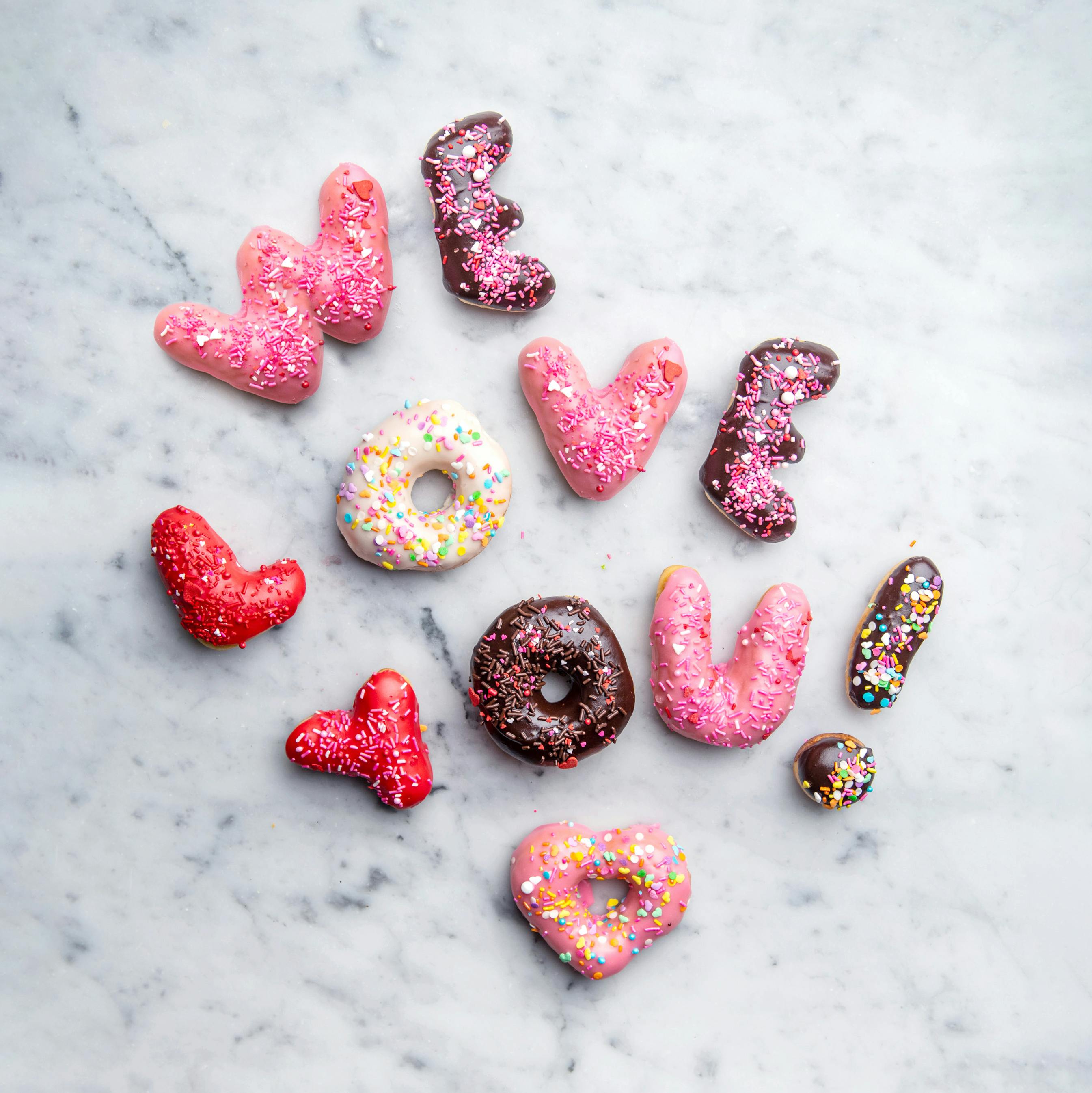 "We Love You" Donuts by Angel Food Bakery