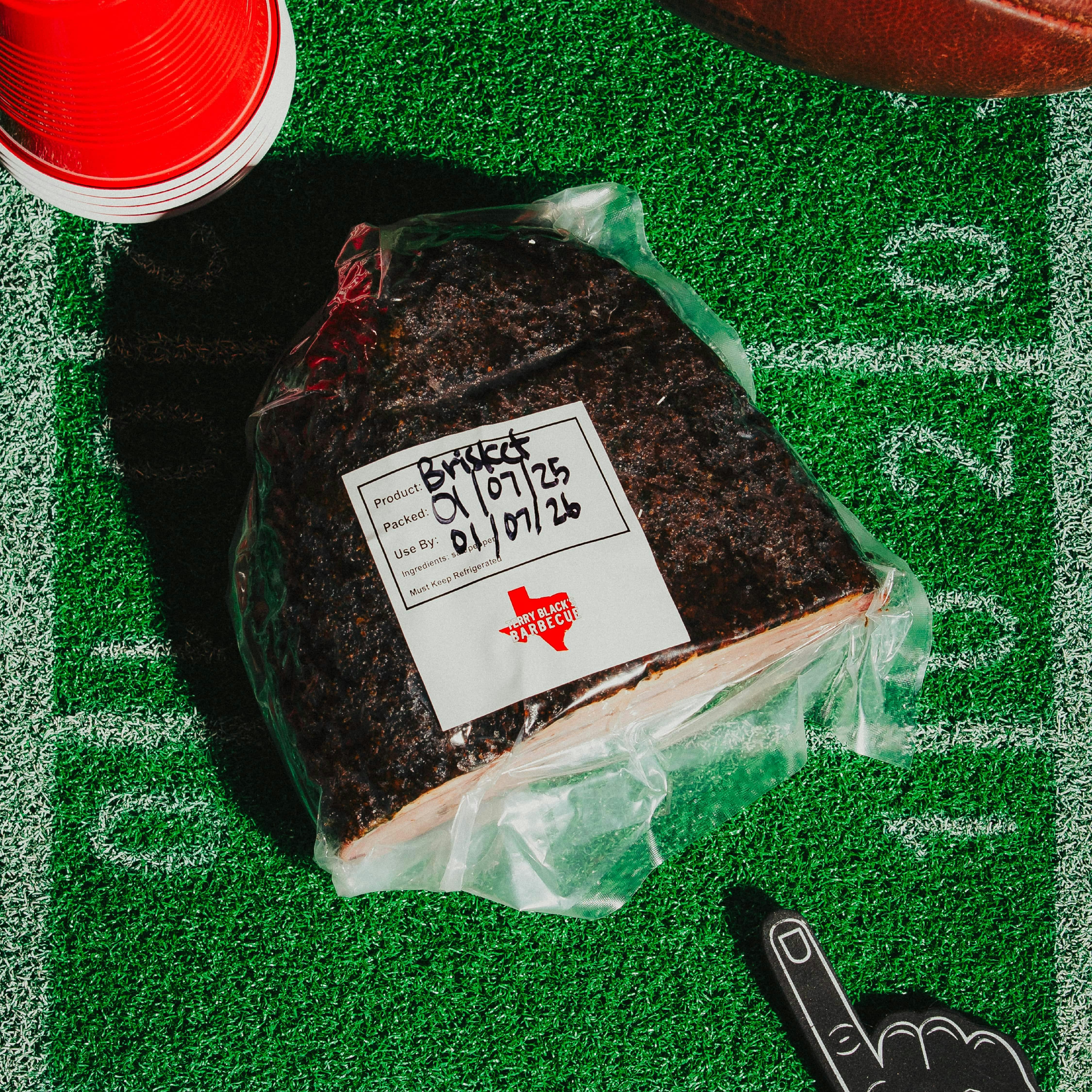 Game Day Party Pack - 1/2 Brisket, Pork Ribs, and Sausage by Terry Black's Barbecue - Alternate image 1