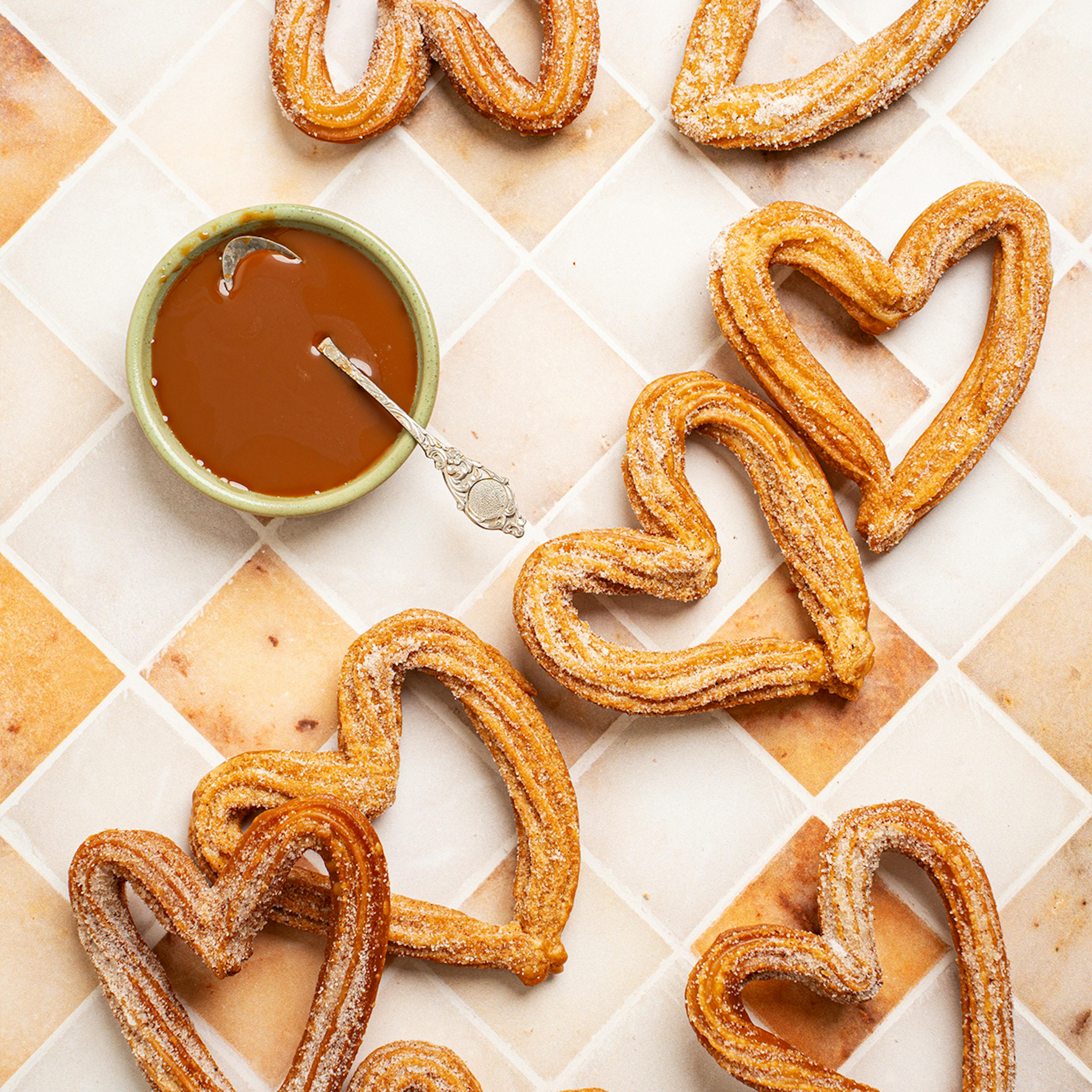 Valentine's Day Heart-Shaped Churros + Ice Cream Combo - 6 Pack by La Newyorkina - Alternate image 4