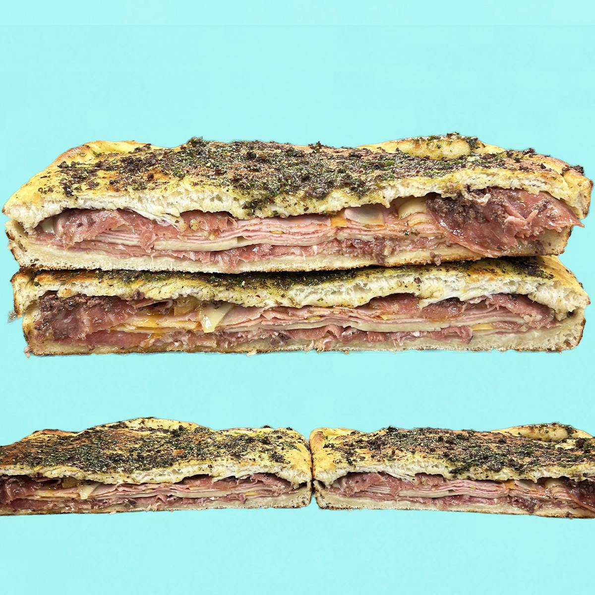 Mardi Gras MuZZuletta Pizza - 2 Pack by Tony Boloney's - Alternate image 1