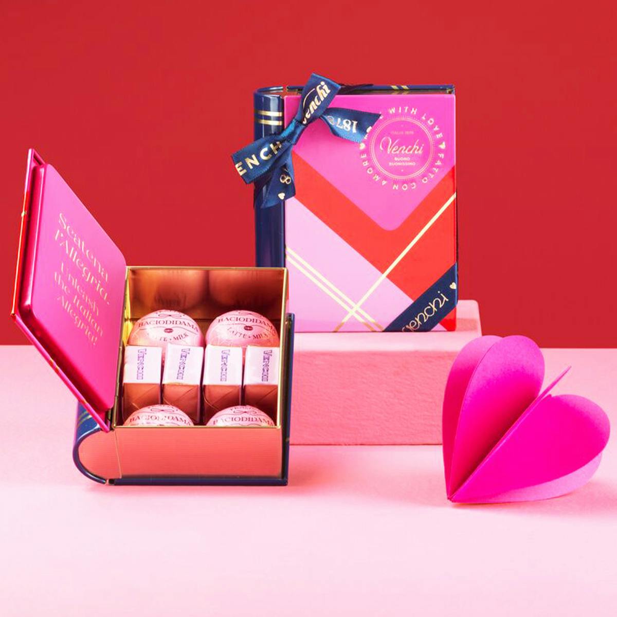 Valentine's Day Mini Book Chocolate Gift Box by Venchi
