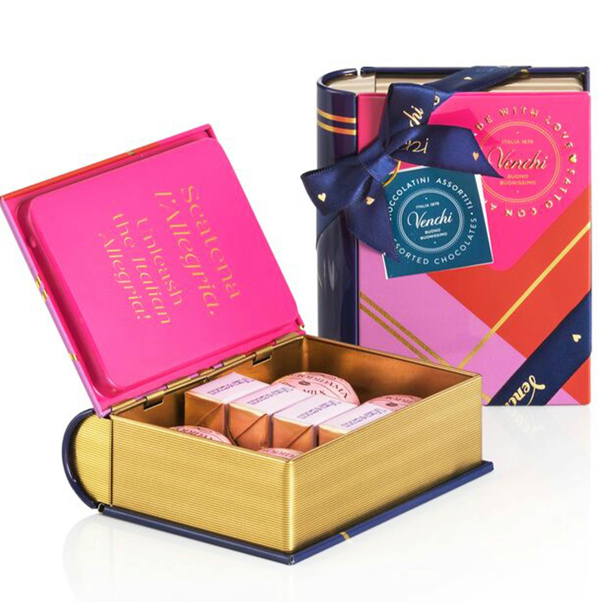 Valentine's Day Mini Book Chocolate Gift Box by Venchi - Alternate image 1