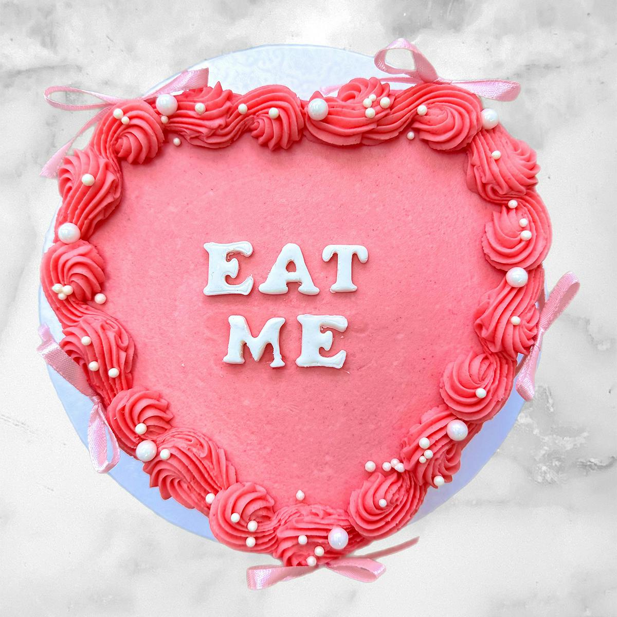 Valentine's Day Heart-Shaped Message Cake - Choose Your Own by Misha's Cupcakes - Alternate image 8