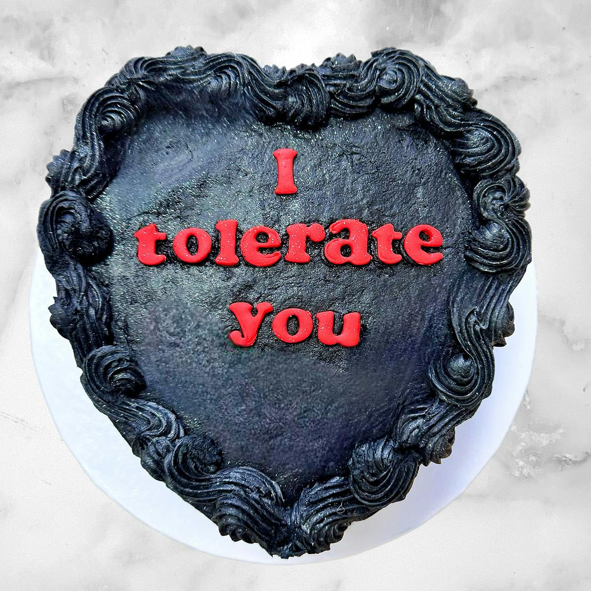 Valentine's Day Heart-Shaped Message Cake - Choose Your Own by Misha's Cupcakes - Alternate image 6