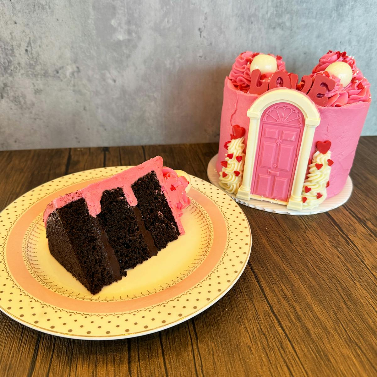 "Love Shack" Chocolate Fudge Cake by Nadia Cakes - Alternate image 1