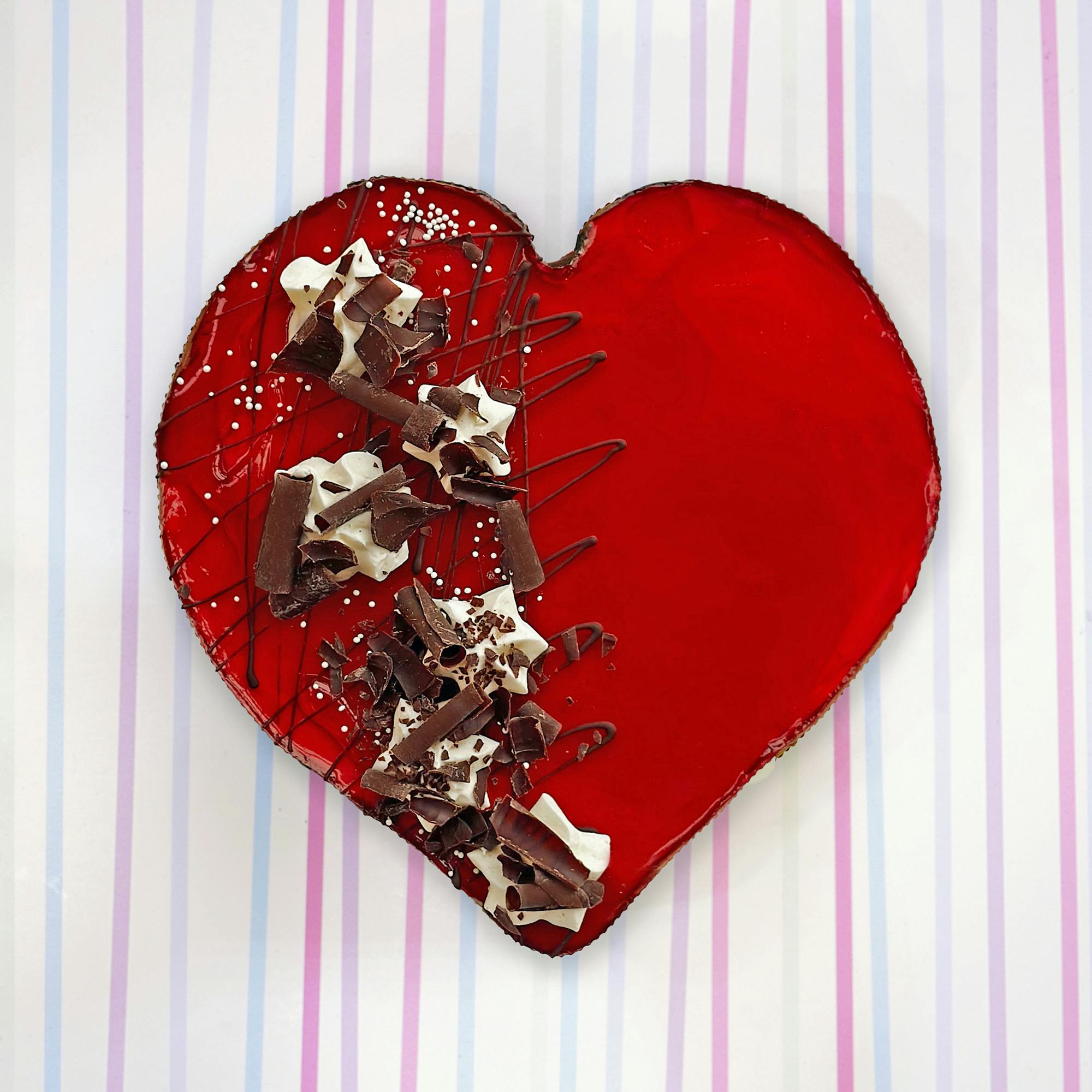 Black Forest Heart-Shaped Cheesecake by Eli's Cheesecake Company