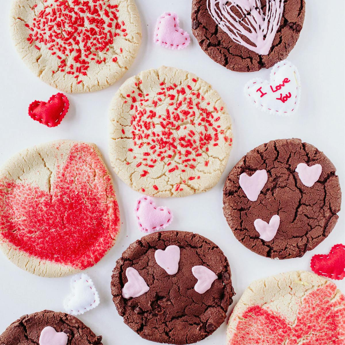Valentine's Day Baker's Choice GIANT Cookies by T-Rex Cookie Company