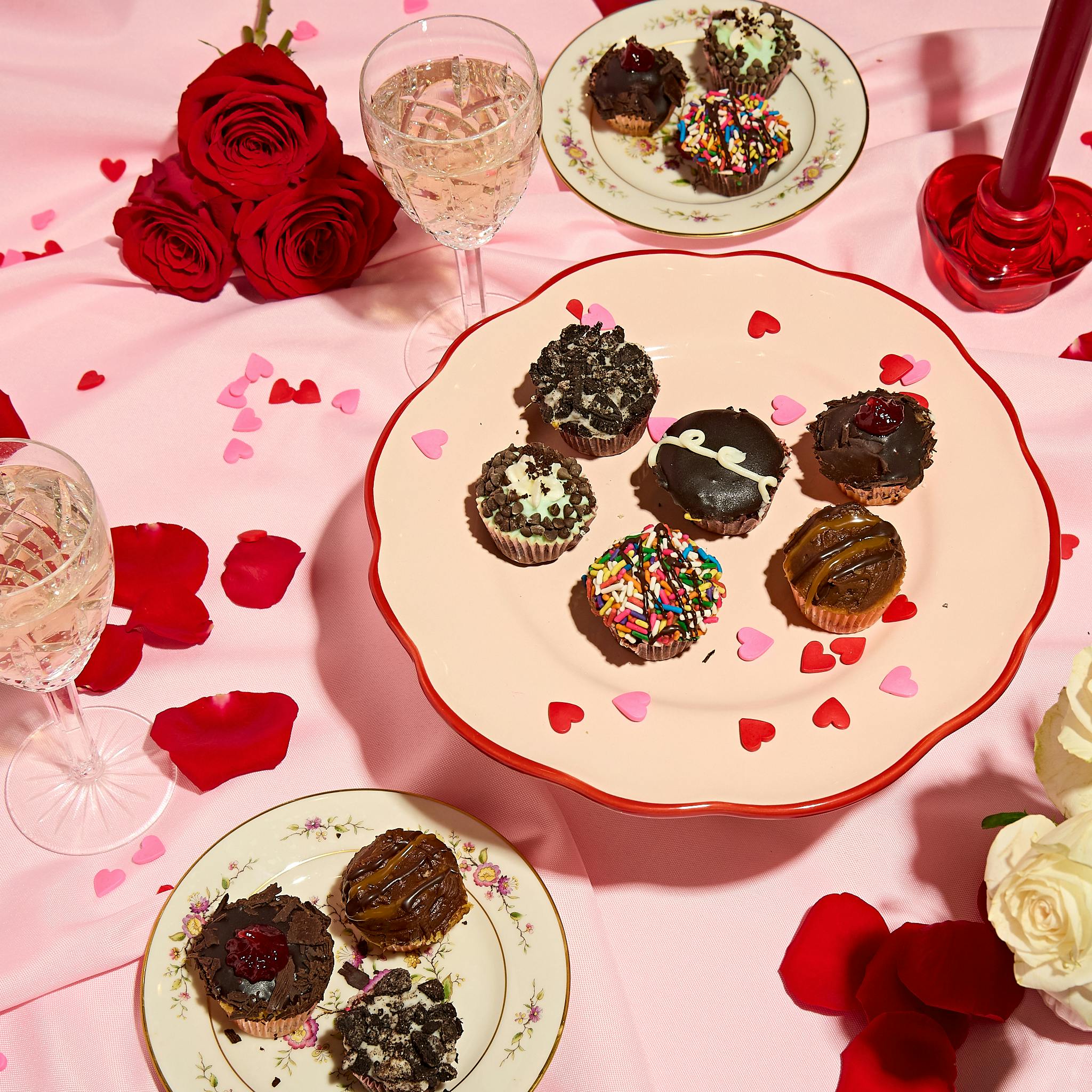 Valentine's Day Mini Cupcakes - 24 Pack by Crumbs Bakeshop