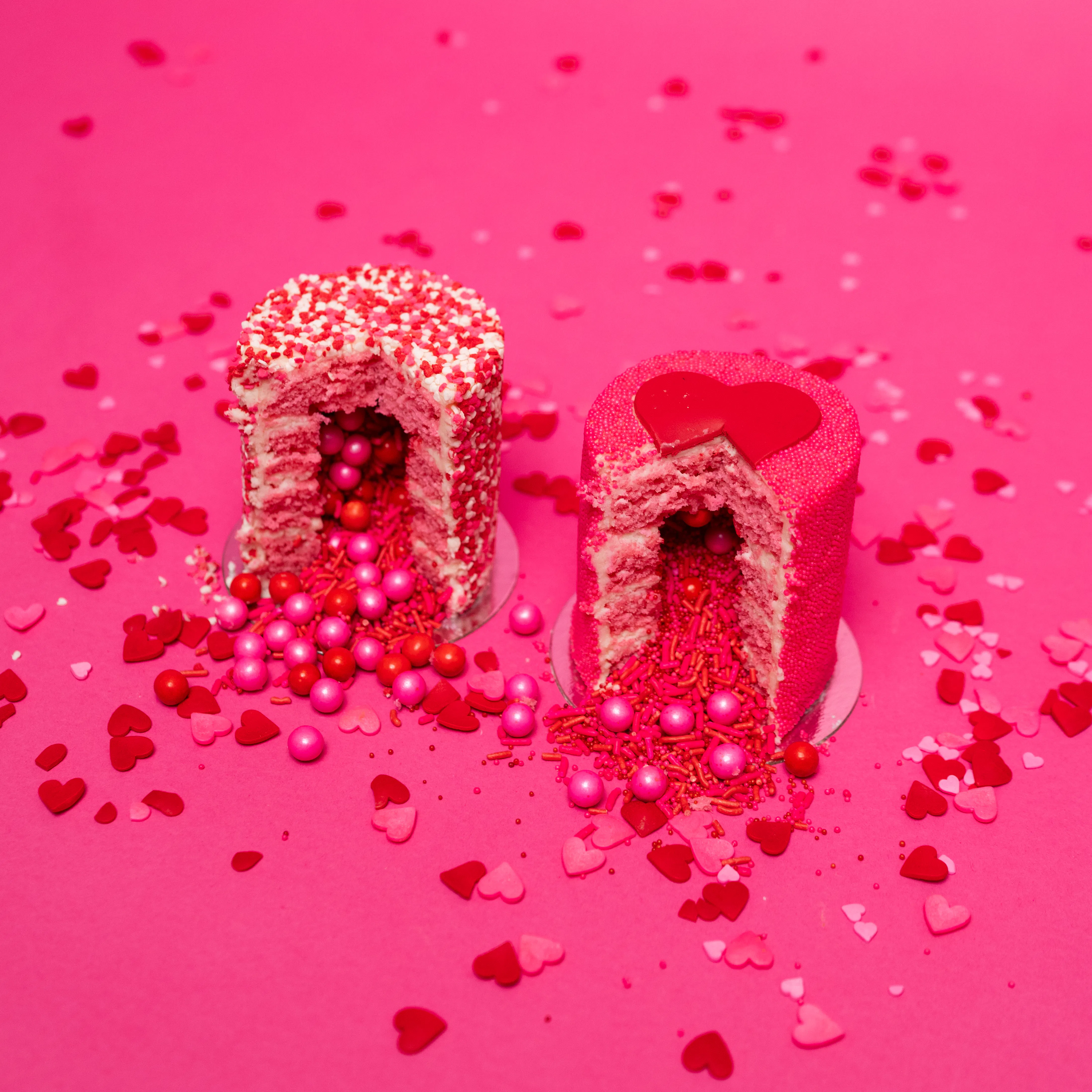 Mini Valentine's Day Explosion® Cakes - 2 Pack by Flour Shop