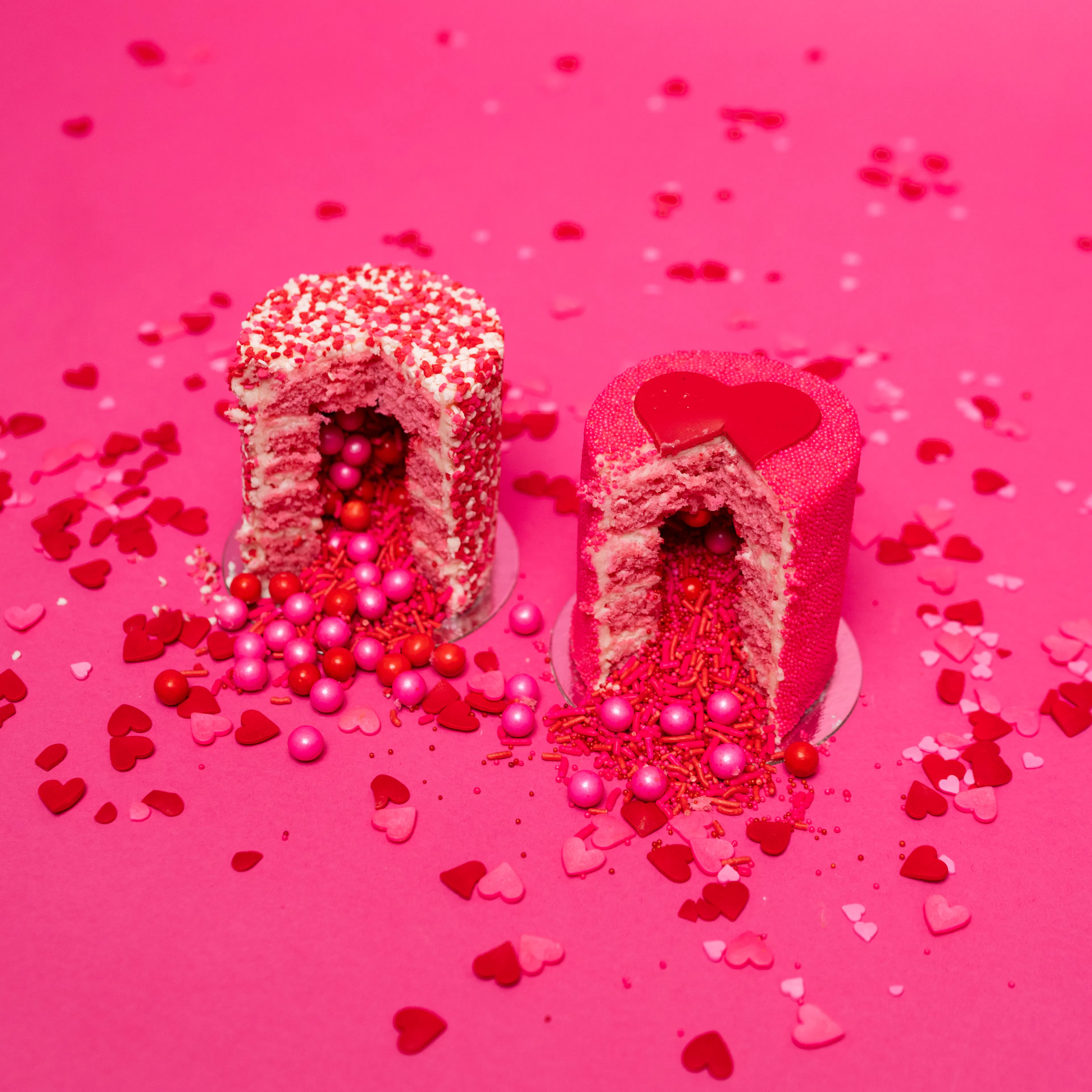 Mini Valentine's Day Explosion® Cakes - 2 Pack by Flour Shop