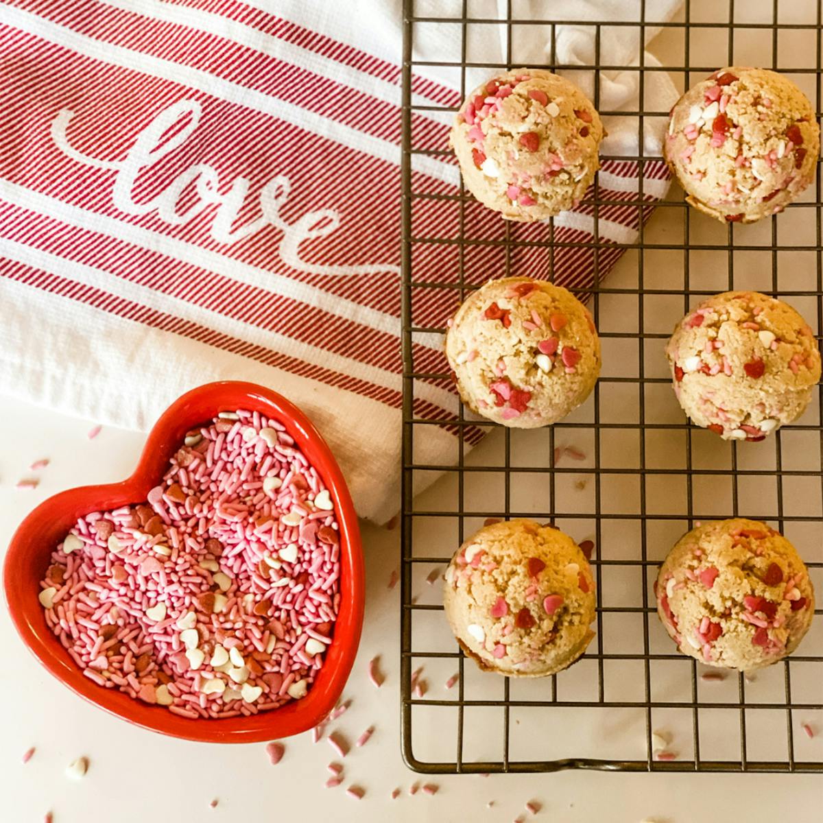 Gluten Free + Vegan Valentine's Day Cookie Gift Tin - 6 Pack by Stylish Spoon - Alternate image 1