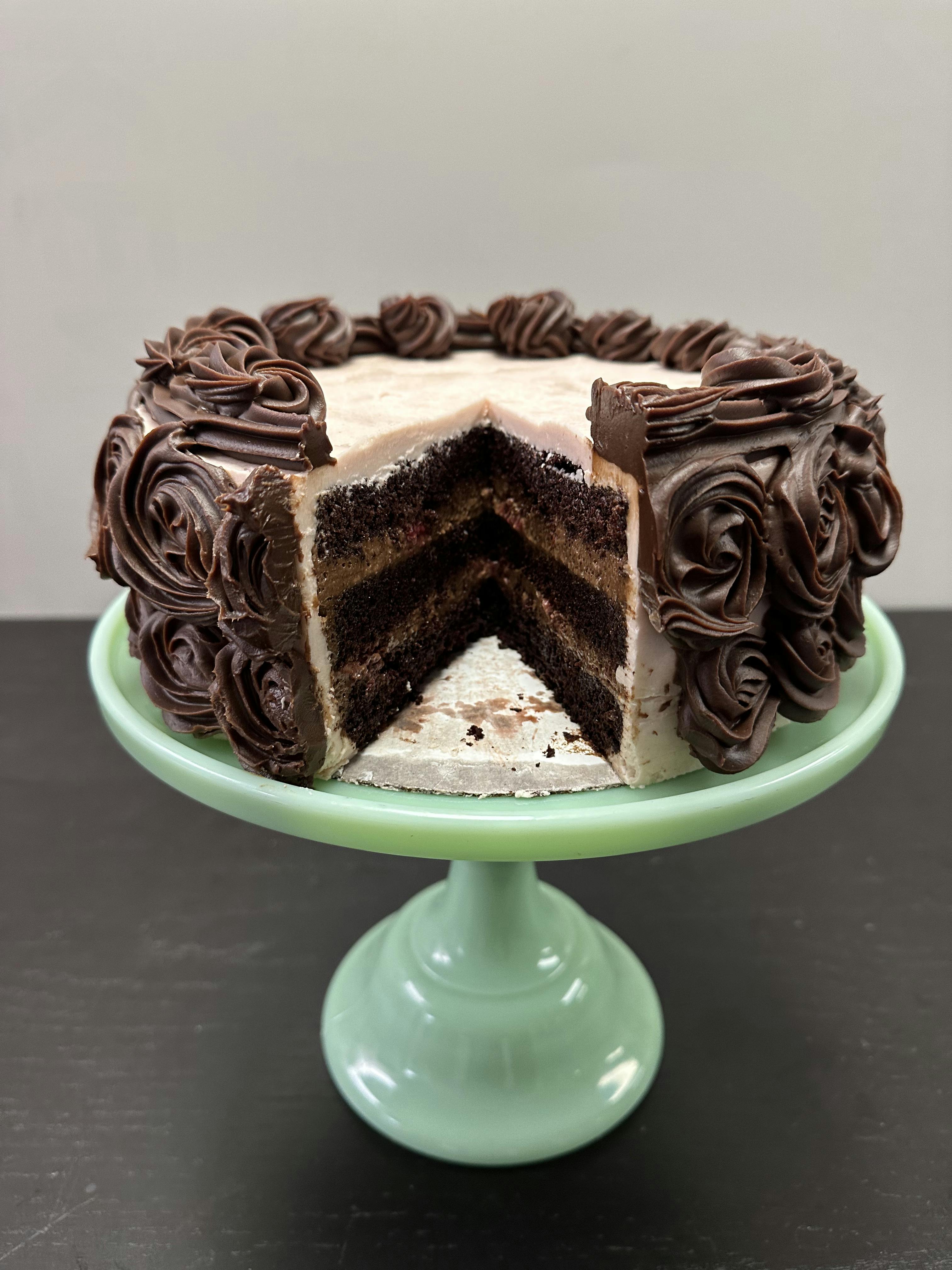 Raspberry Chocolate Mousse Cake by Icebox Cafe - Alternate image 2