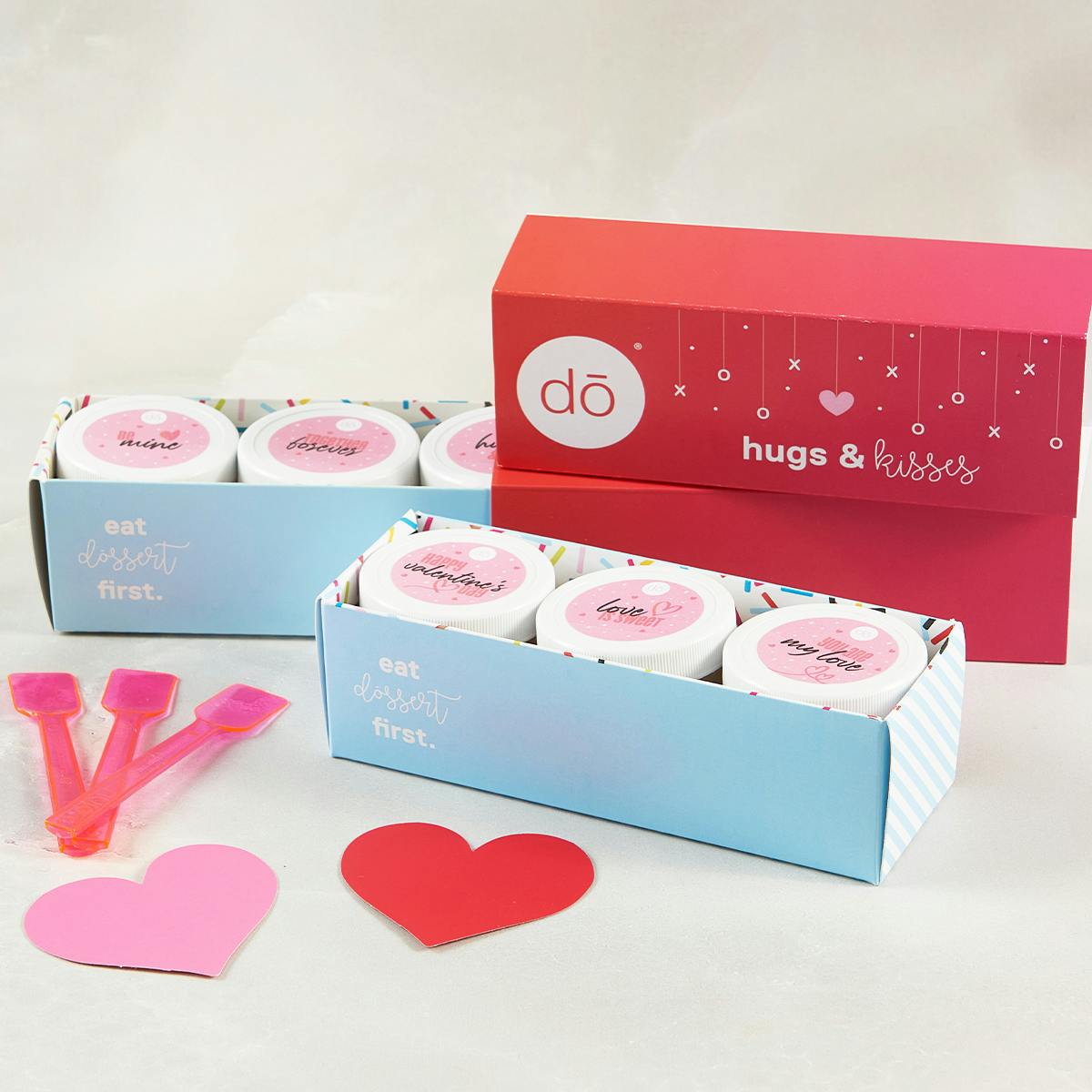 "Love Is Sweet" Cookie Dough Taster Minis - 6 Pack by Cookie DŌ - Alternate image 1