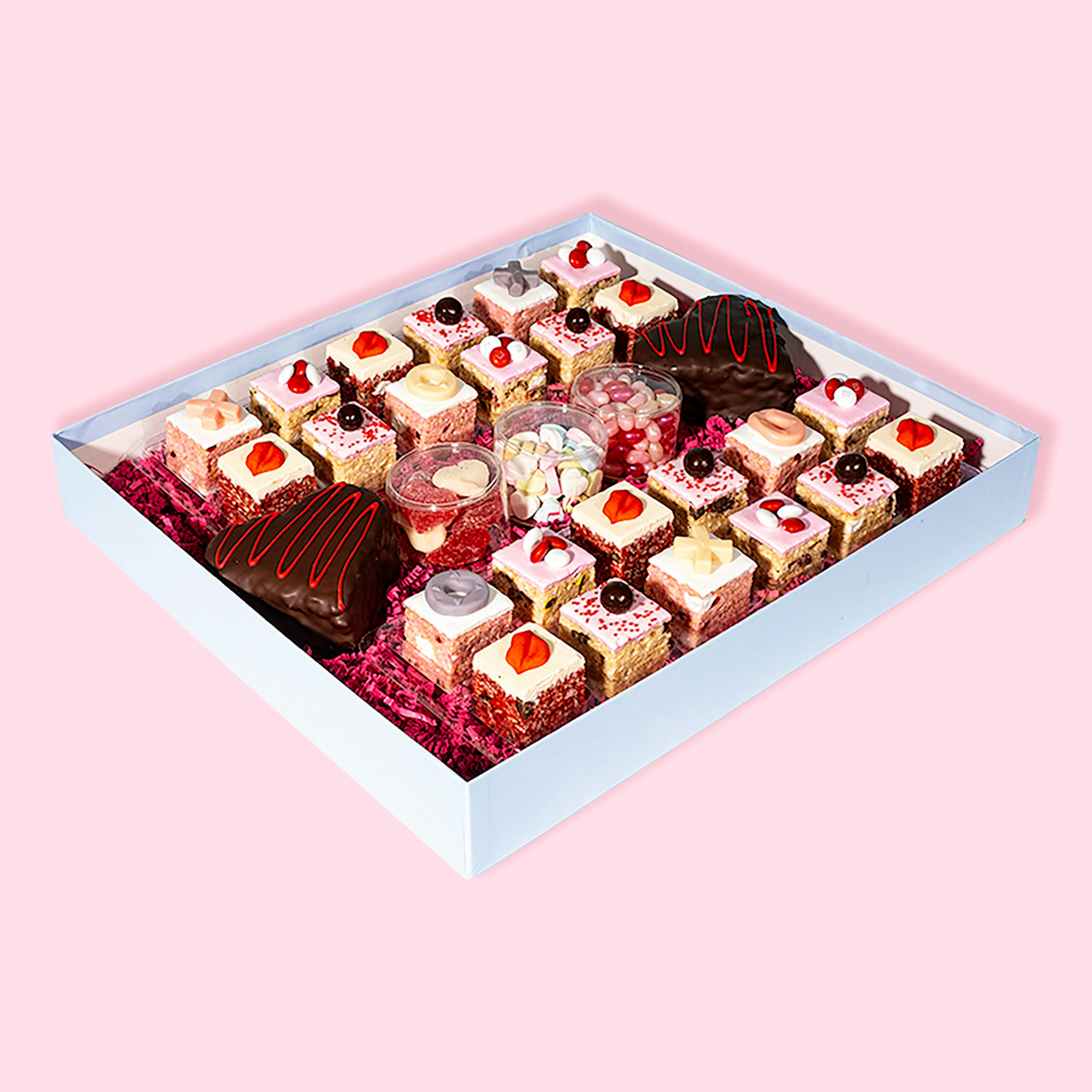 Deluxe Rice Krispie Treats Valentine's Day Box by Treat House - Alternate image 1