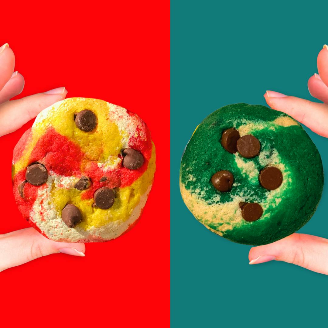 Game Day Chocolate Chip Cookie Gift Tin - 20 Pack by Baked in Color