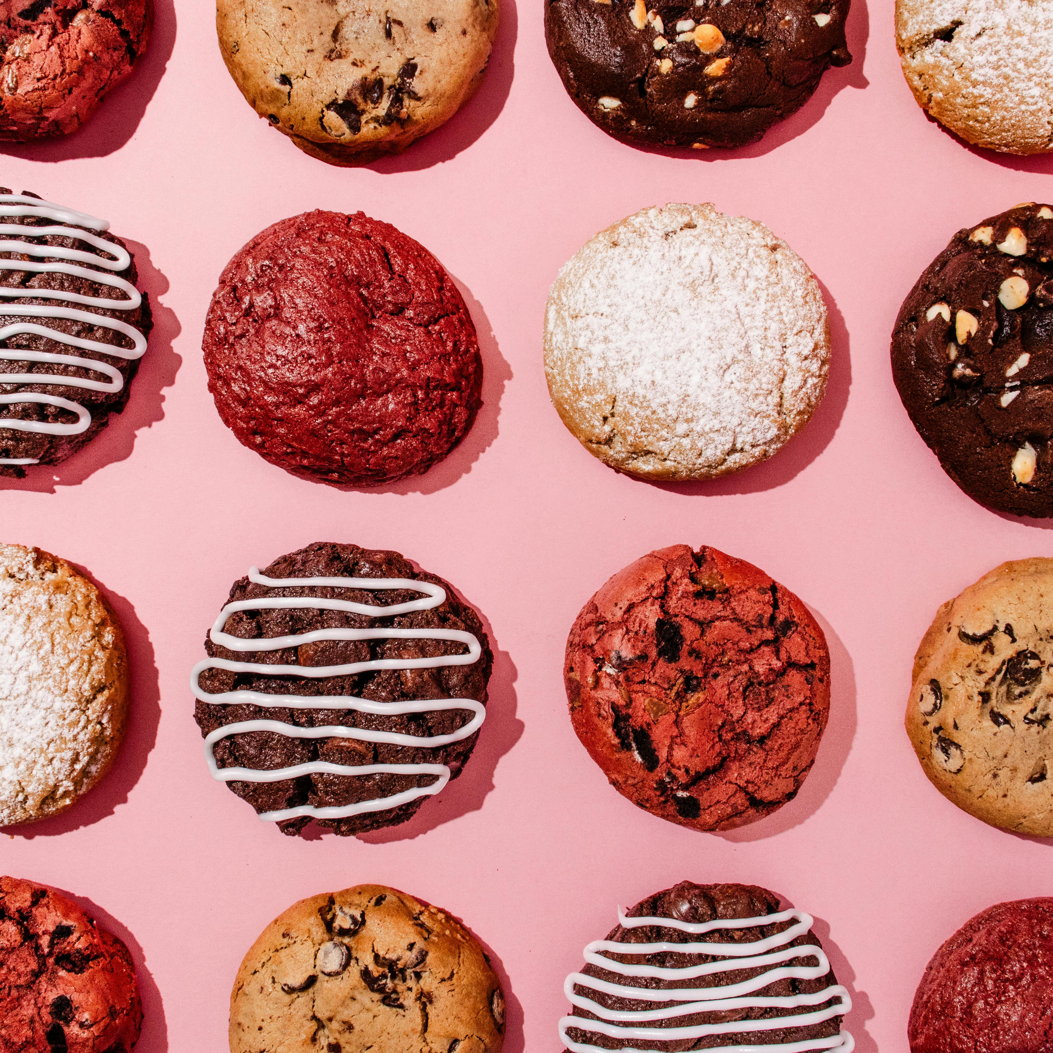 Cupids Favorite JUMBO Cookies - 12 Pack by Chip City Cookies - Alternate image 1