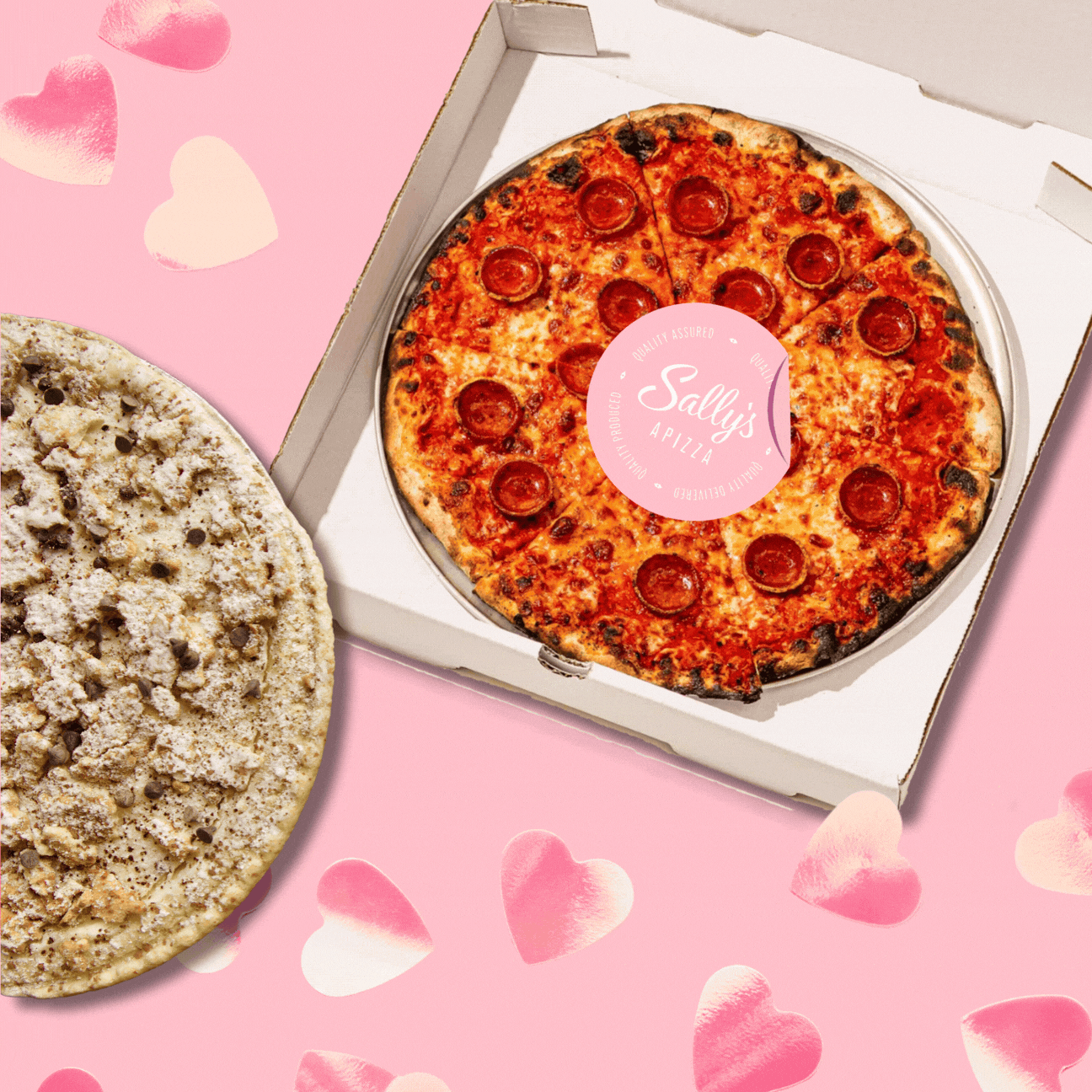 Valentine’s Day New Haven “Apizza of My Heart” Box by Sally's Apizza