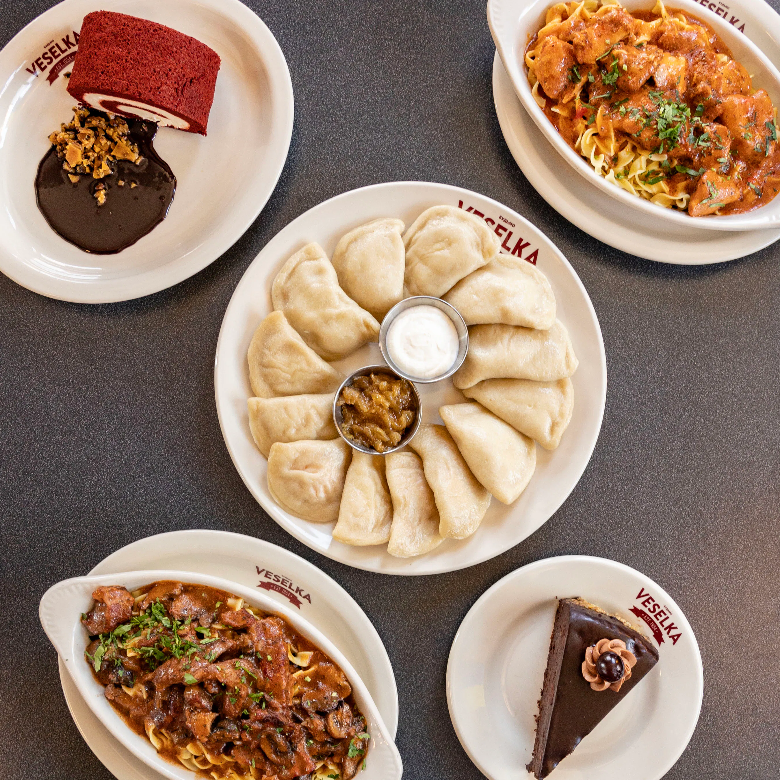 Valentine's Day 3-Course Ukrainian Dinner for 2 by Veselka