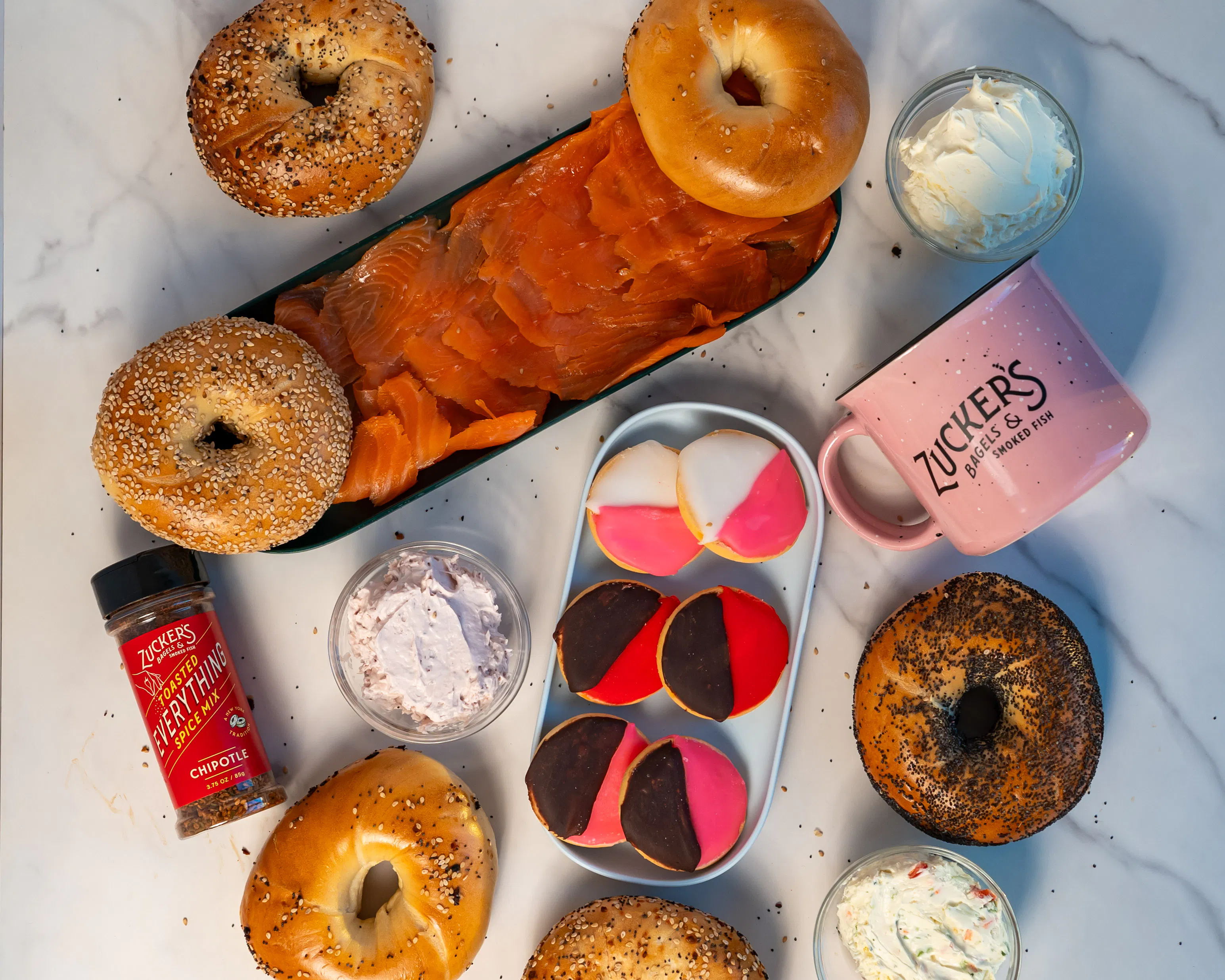 Valentine's Day Bagel Brunch for 6 by Zucker's Bagels and Smoked Fish - Alternate image 1