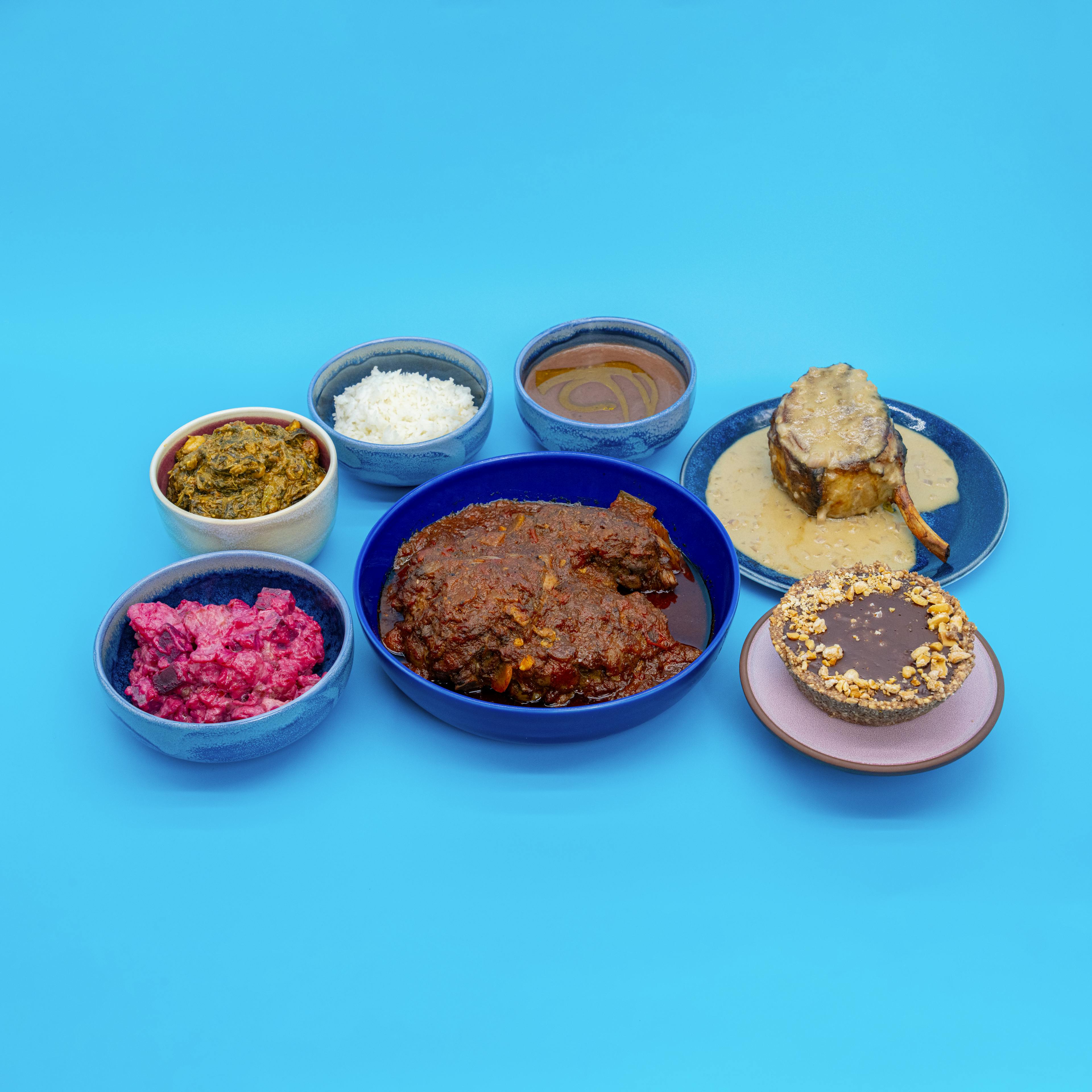 Creole Chicken + Pork Chop Dinner Kit (Gluten-Free) by Kann by Chef Gregory Gourdet