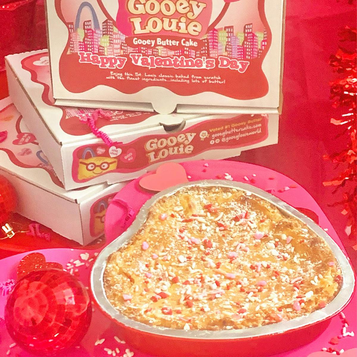 Valentine's Heart Shaped Gooey Butter Cake by Gooey Louie® - Alternate image 2