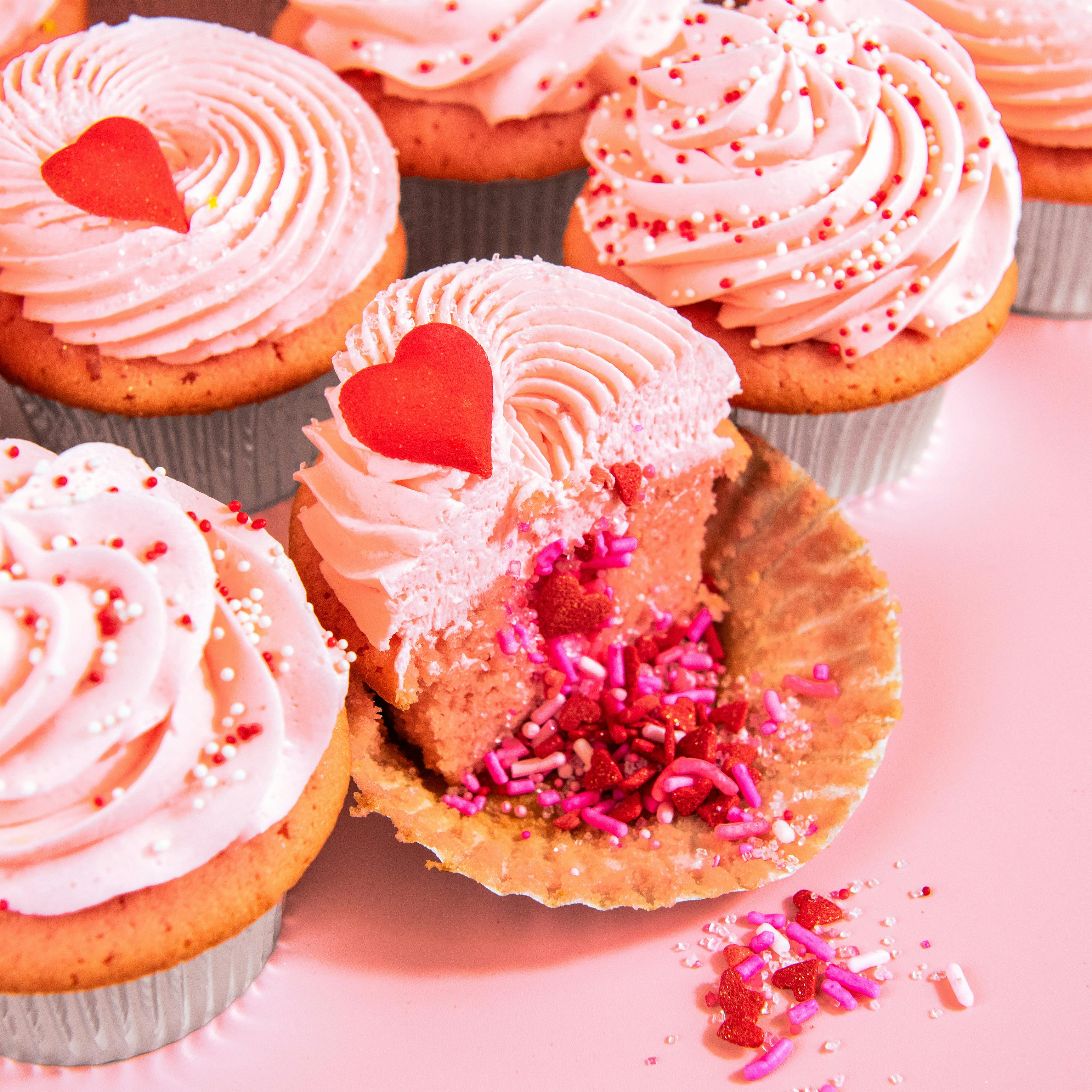 Pink Champagne Surprise Cupcakes - 12 Pack by Trophy Cupcakes - Alternate image 2